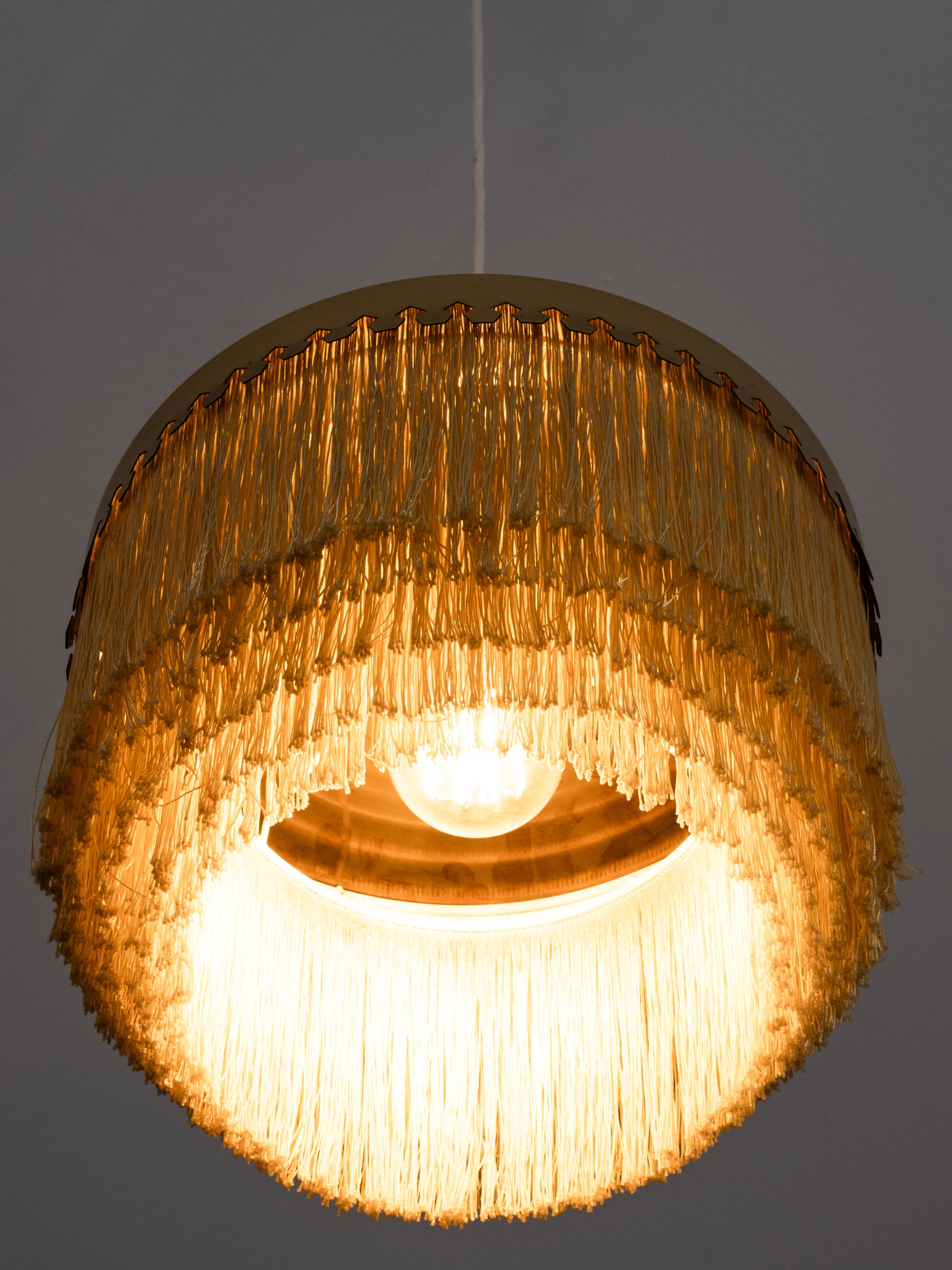 Fringe Ceiling Lamp ‘T601/M’ by Hans-Agne Jakobsson for Markaryd, Sweden, 1960s