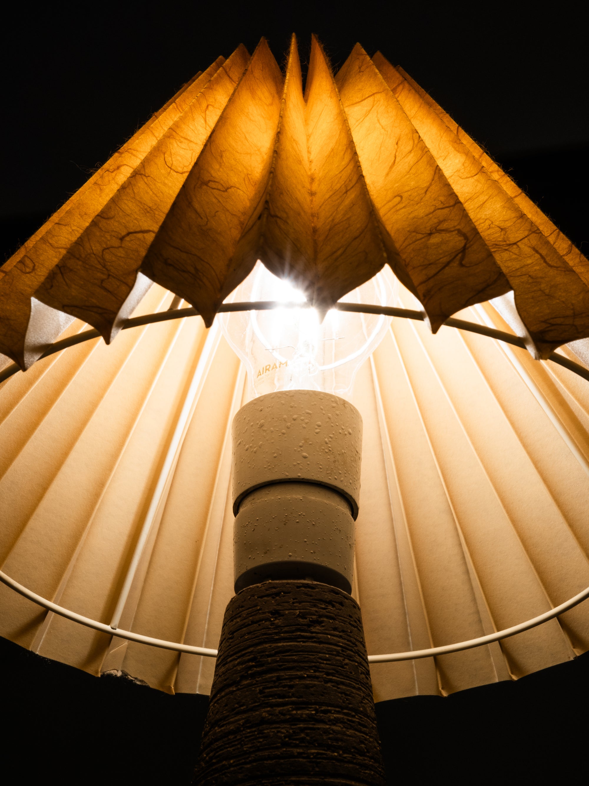 Stoneware Table Lamp by Michael Andersen &amp; Søn, Bornholm, Denmark, 1960s