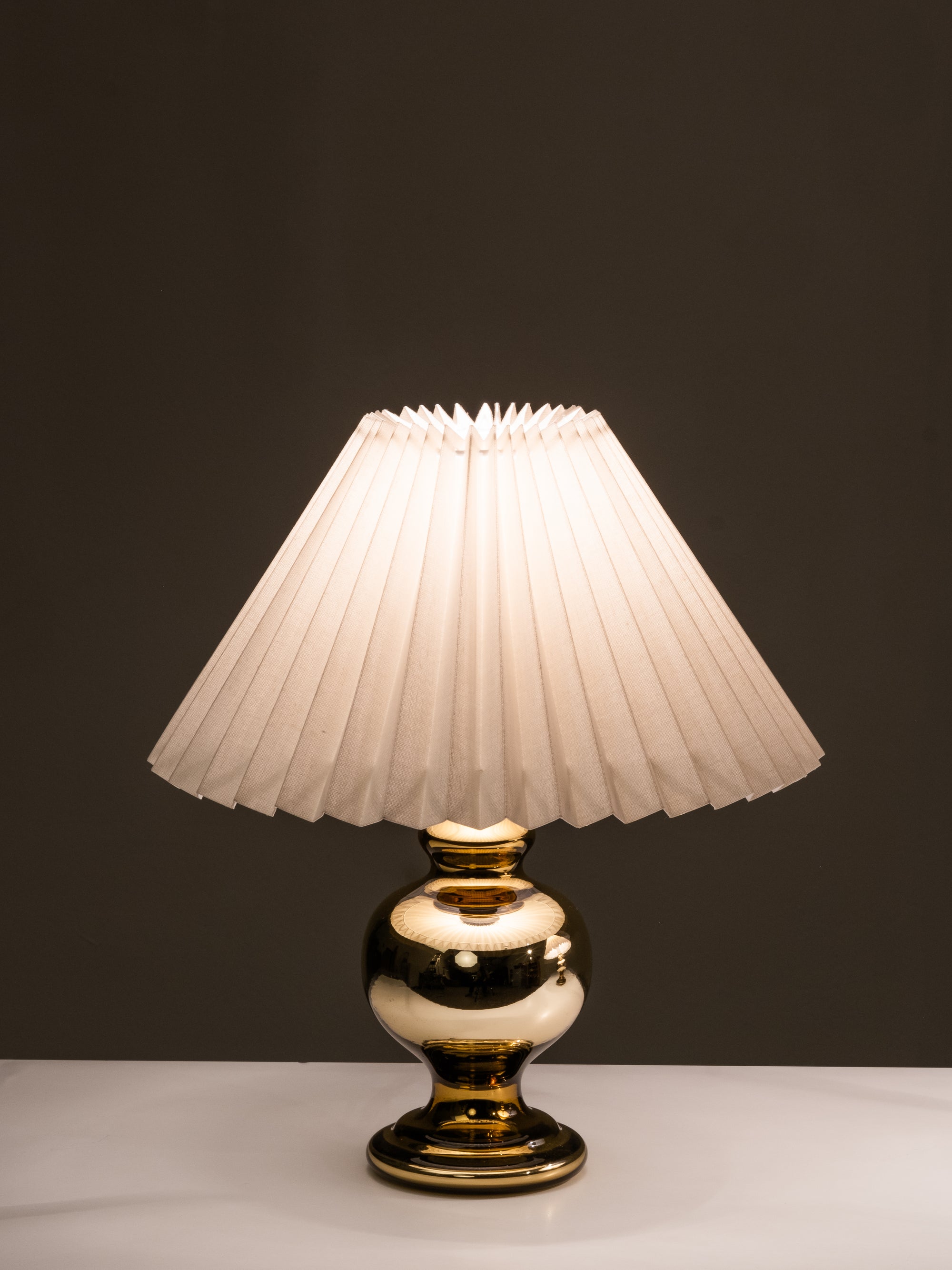 Pair of Mid-Century Swedish Mercury Glass Table Lamps, 1960s