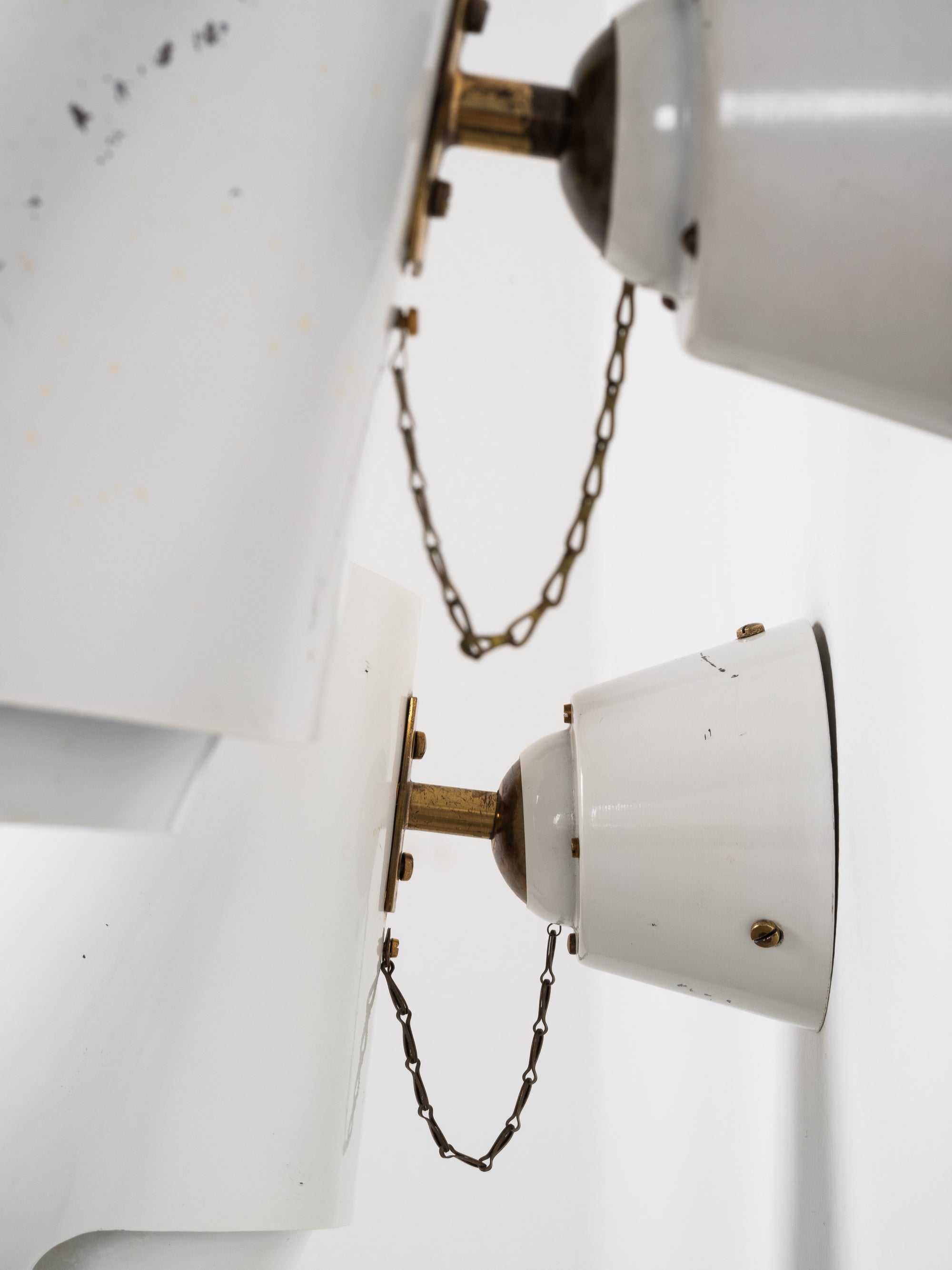 Pair of Wall Lamps Model 2351 by Paavo Tynell for Idman, Finland, 1950s