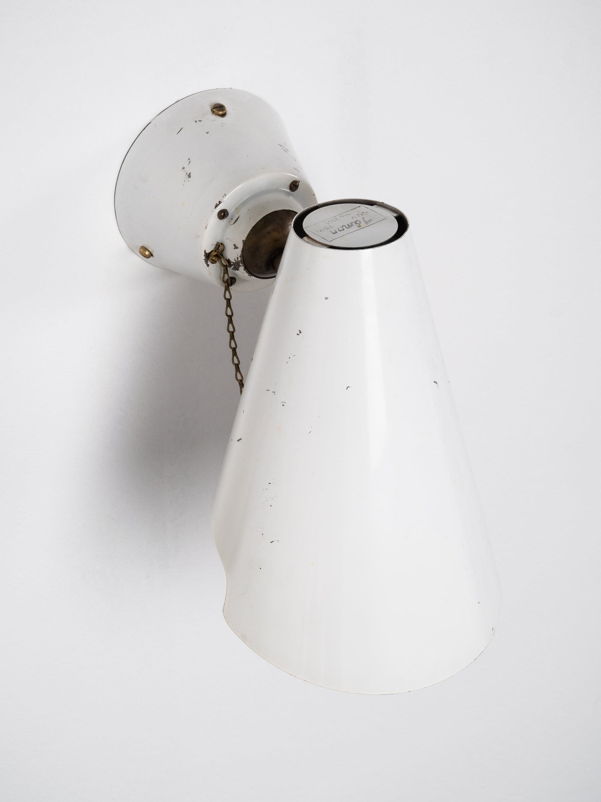 Pair of Wall Lamps Model 2351 by Paavo Tynell for Idman, Finland, 1950s
