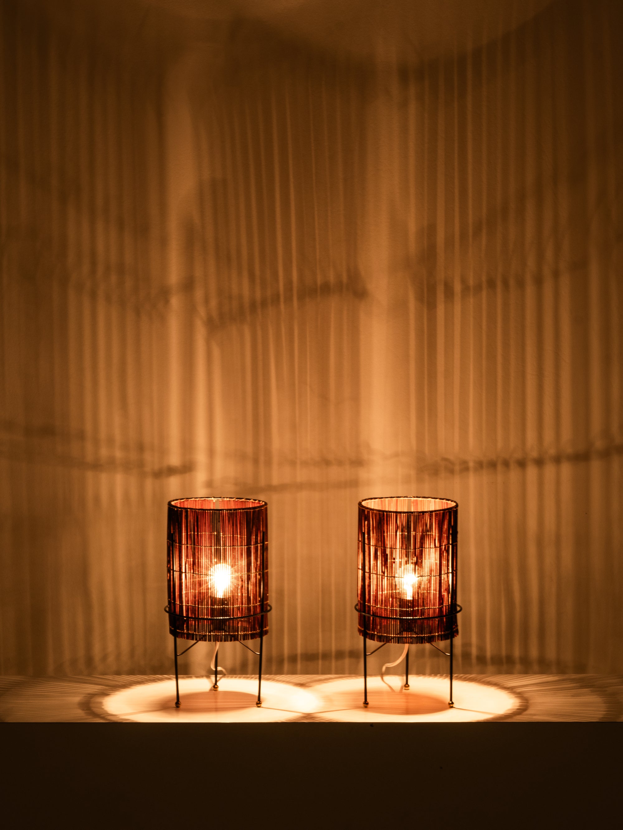 Pair of Mid-Century Modern Table Lamps Model EV 84, Itsu Oy, Finland