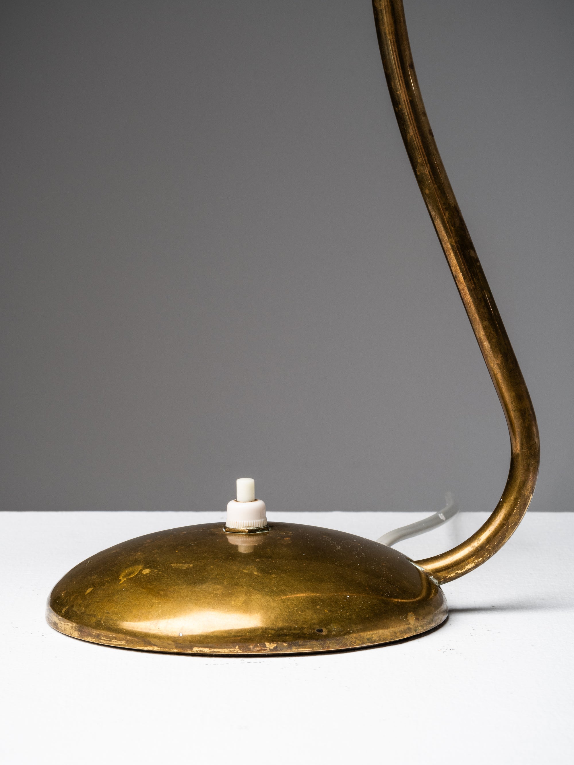 Mid-Century Model “2433” Brass Desk Lamp by Valinte Oy, Finland, 1950s