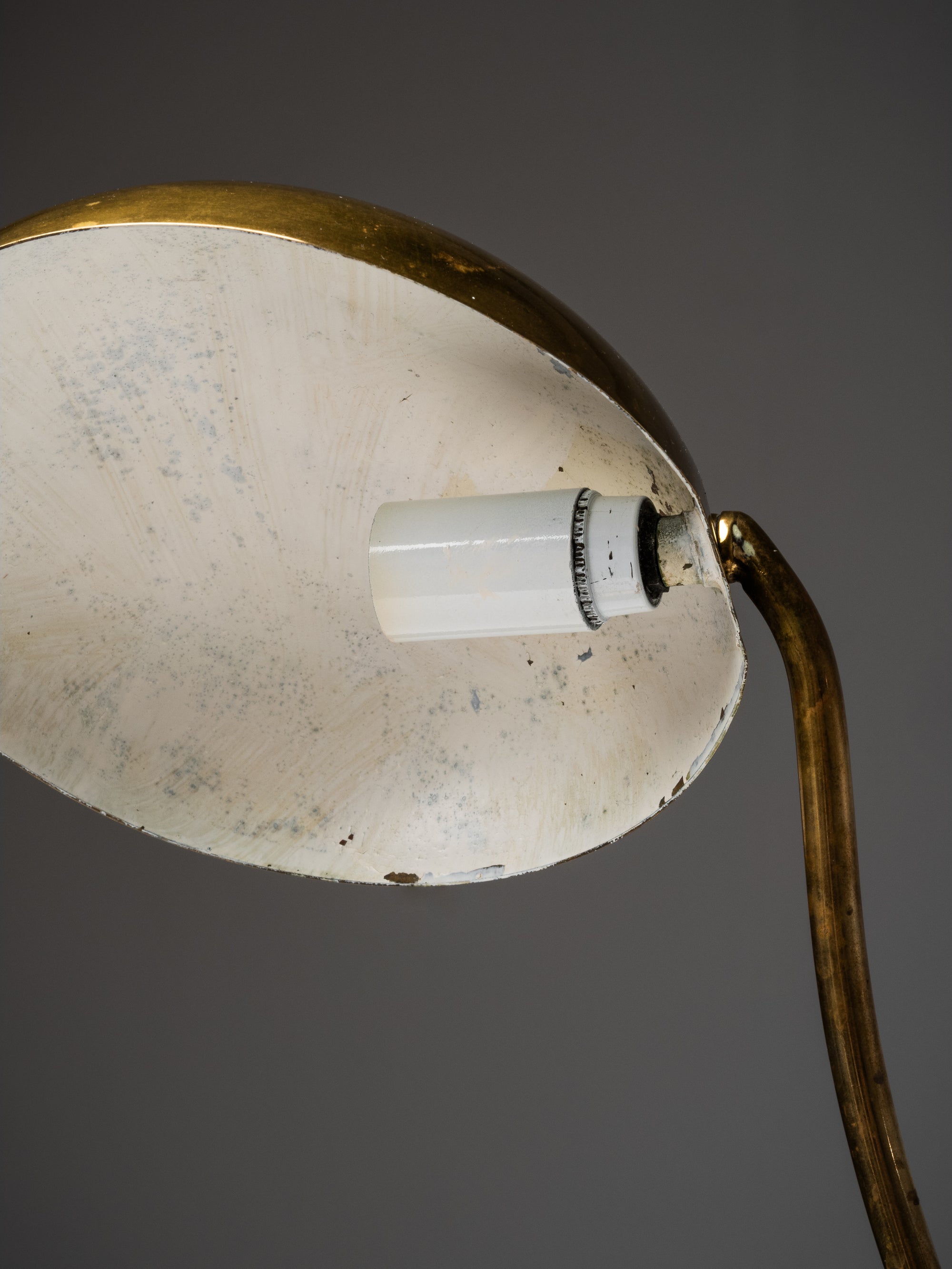 Mid-Century Model “2433” Brass Desk Lamp by Valinte Oy, Finland, 1950s