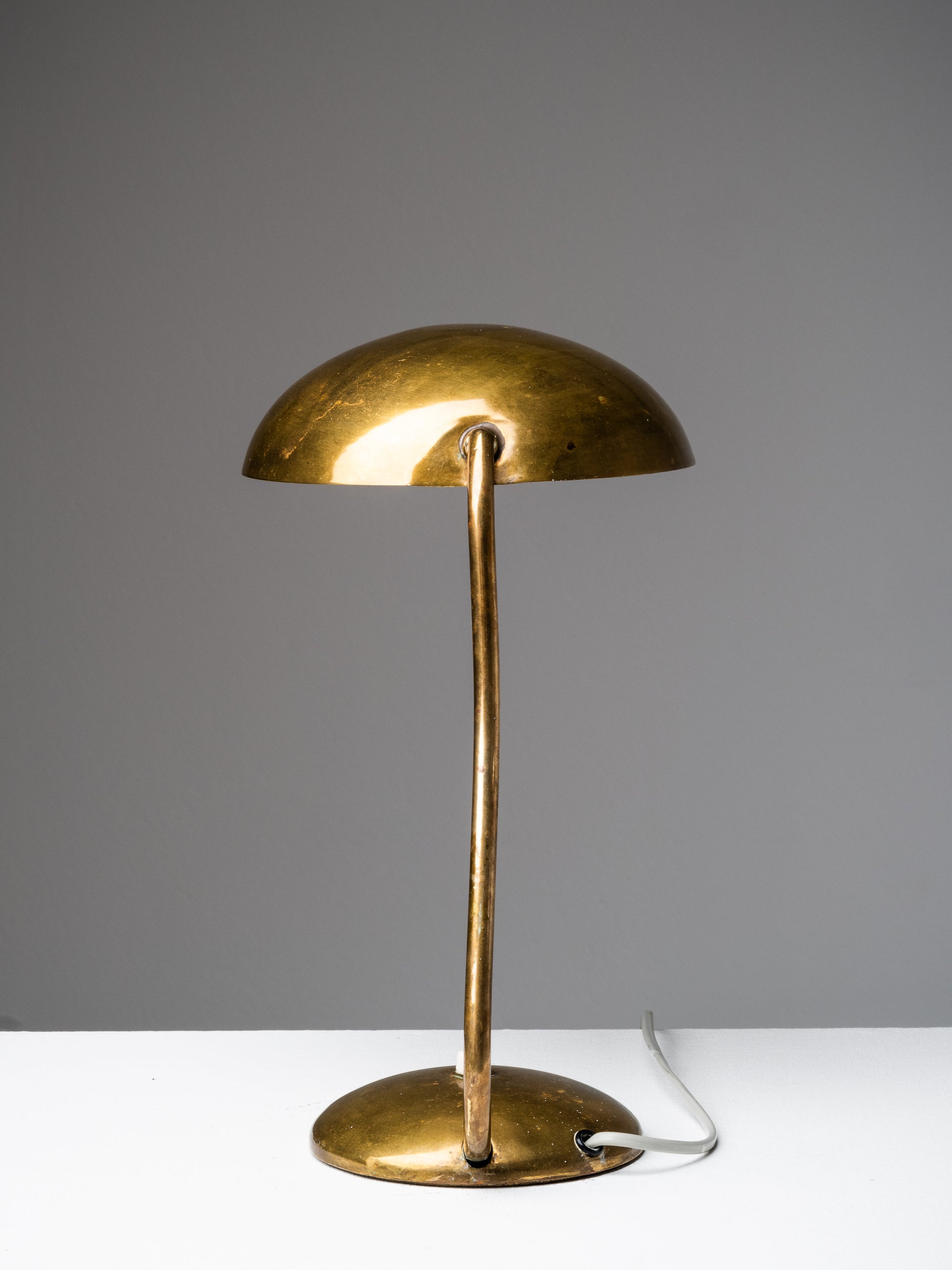 Mid-Century Model “2433” Brass Desk Lamp by Valinte Oy, Finland, 1950s