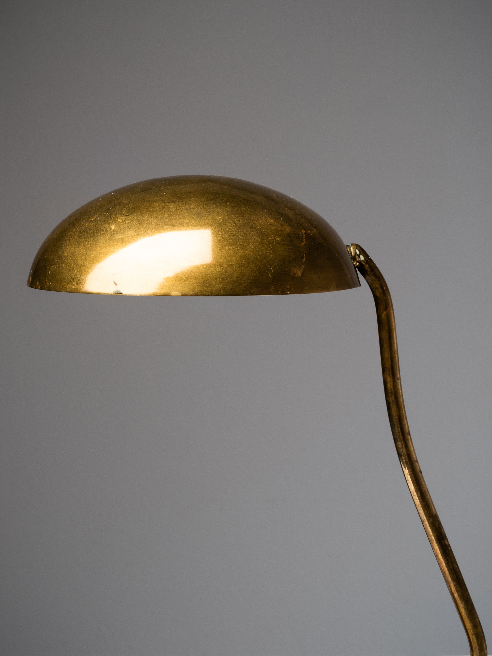 Mid-Century Model “2433” Brass Desk Lamp by Valinte Oy, Finland, 1950s
