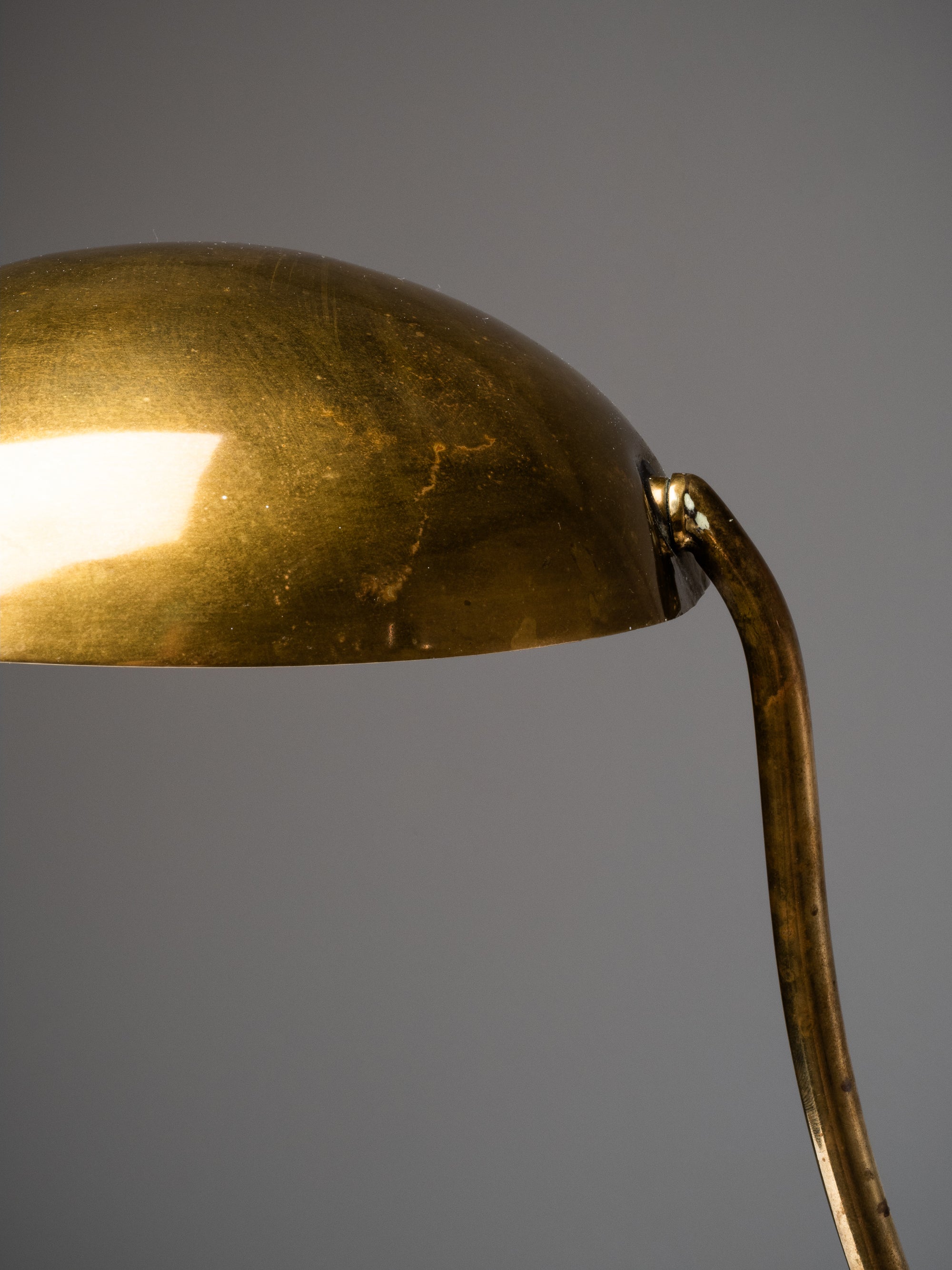 Mid-Century Model “2433” Brass Desk Lamp by Valinte Oy, Finland, 1950s