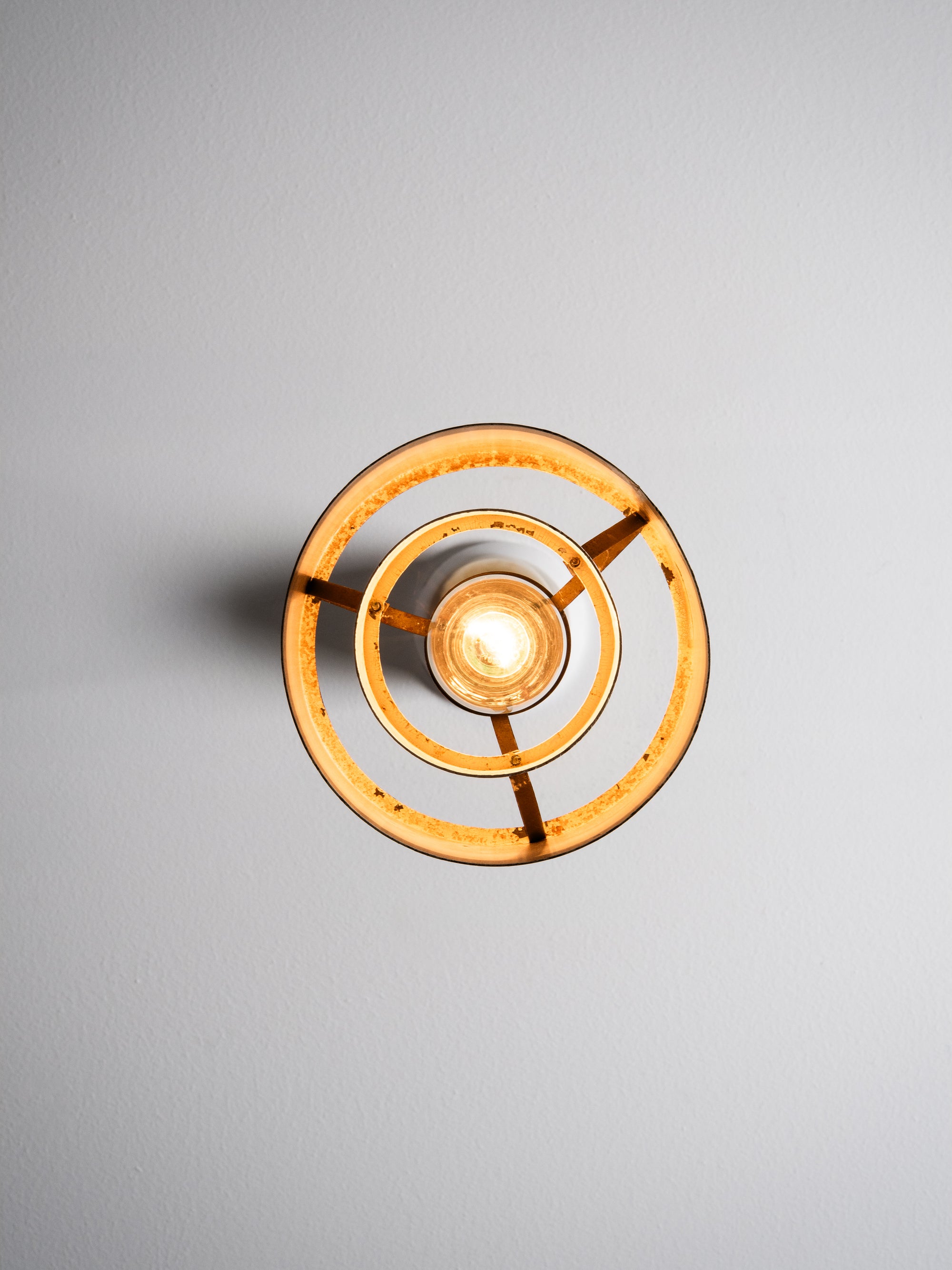 Painted Metal and Teak Pendant Light by Lyfa, Denmark, 1960s