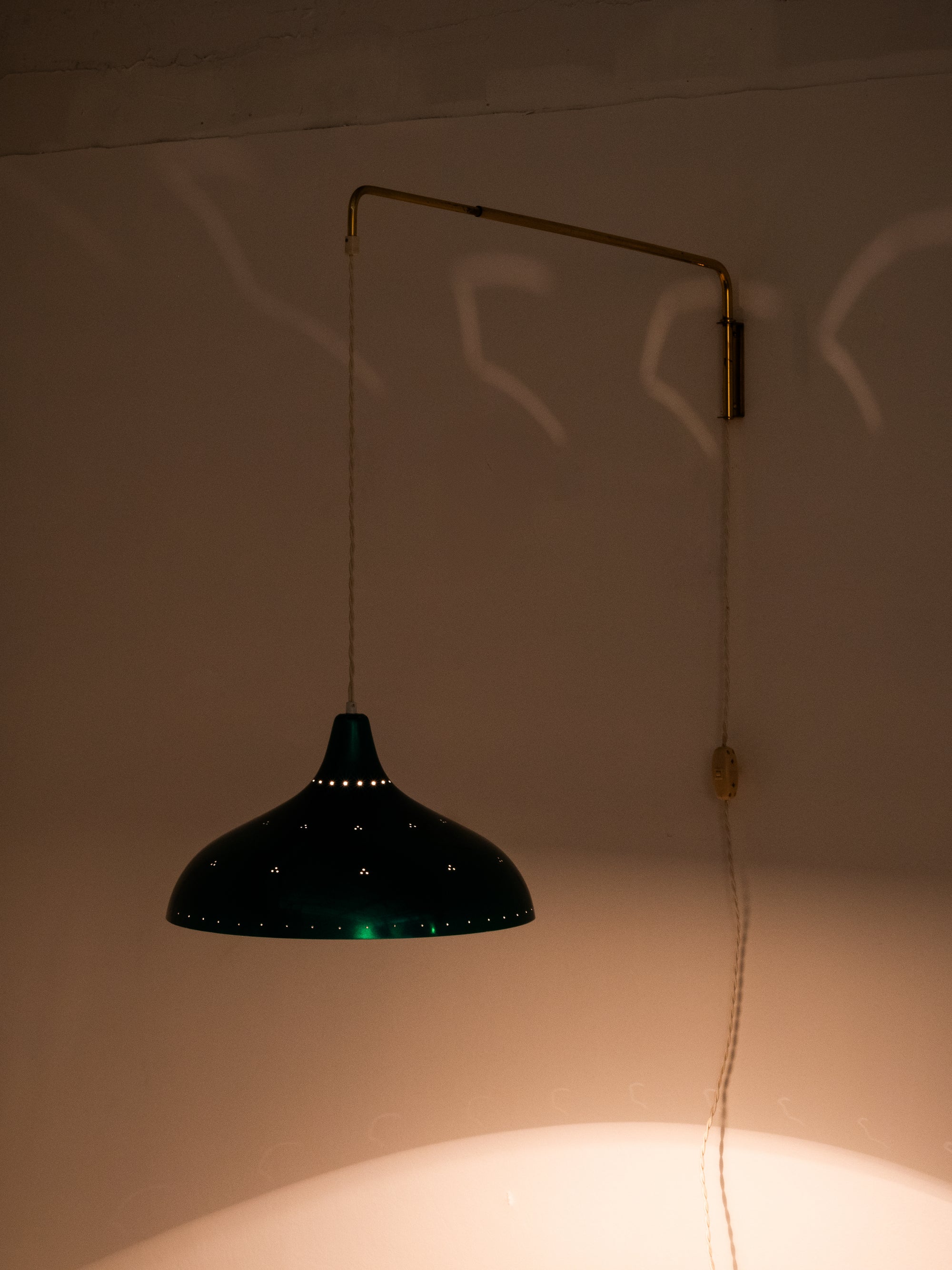 Mid-Century Modern Telescopic Wall Light by Itsu, Finland, 1950s