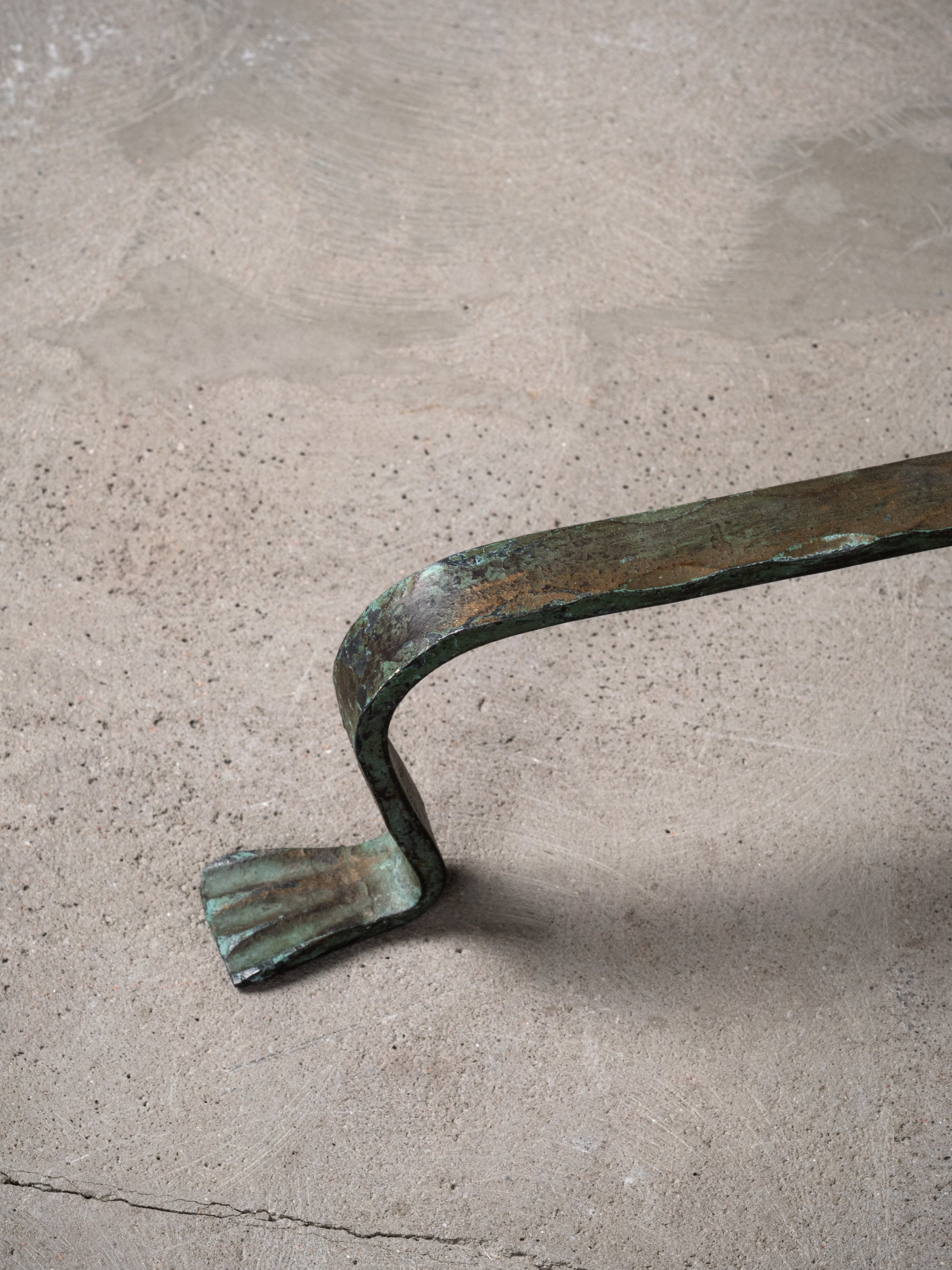 Wrought Iron Floor Lamp Model 808 by Taidetakomo Hakkarainen, Finland, 1930s