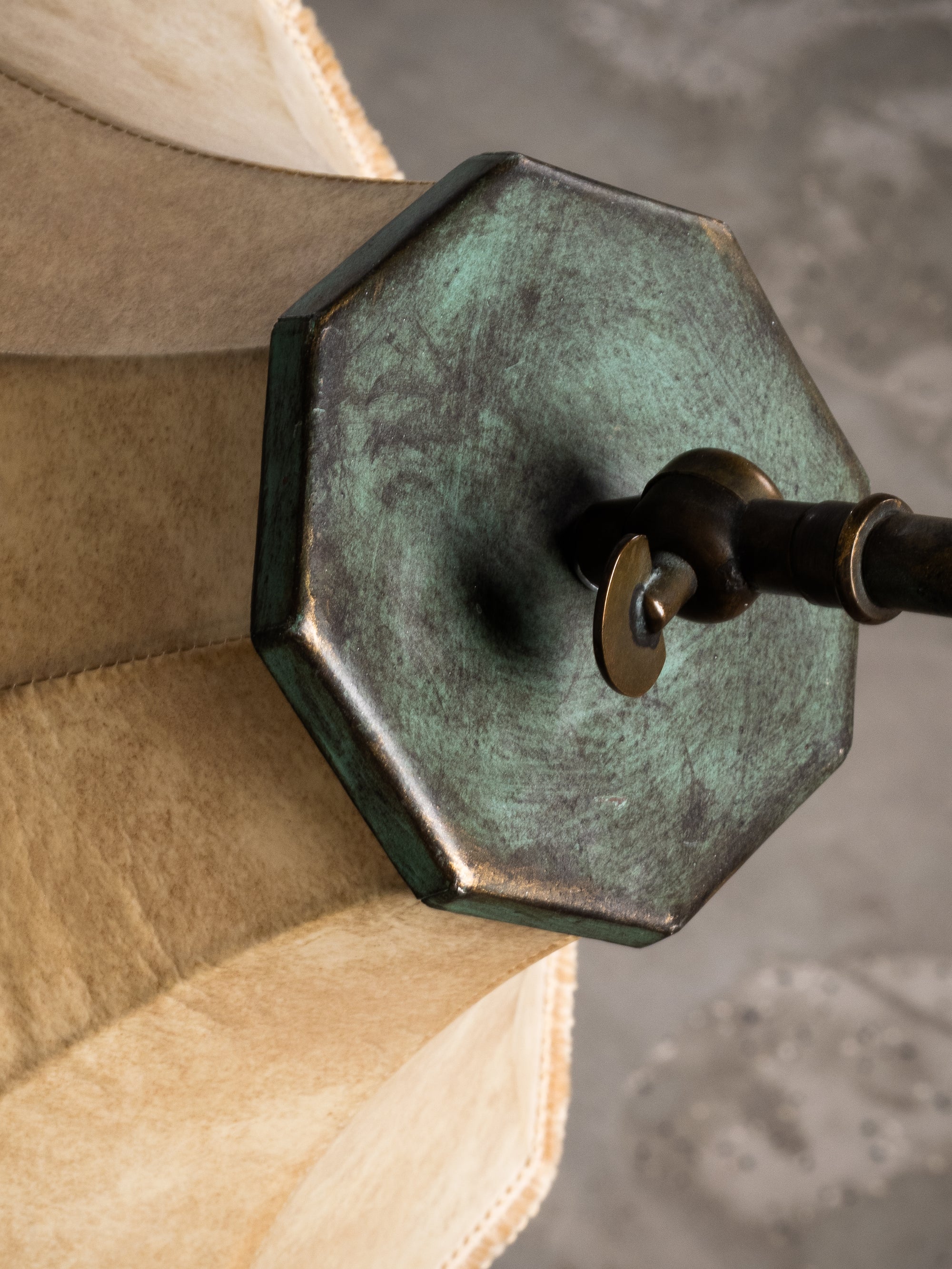 Wrought Iron Floor Lamp Model 808 by Taidetakomo Hakkarainen, Finland, 1930s