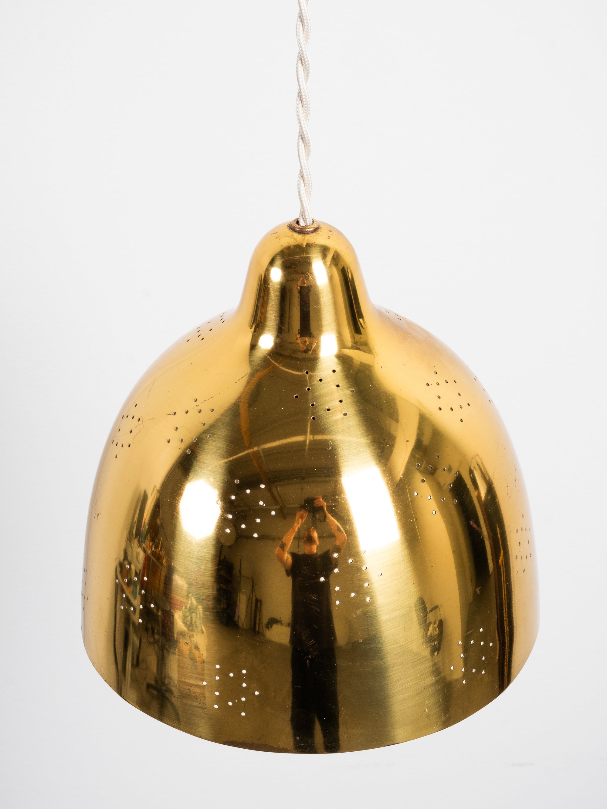 Adjustable Brass Wall Lamp by Lisa Johansson-Pape for Orno, Finland, 1950s