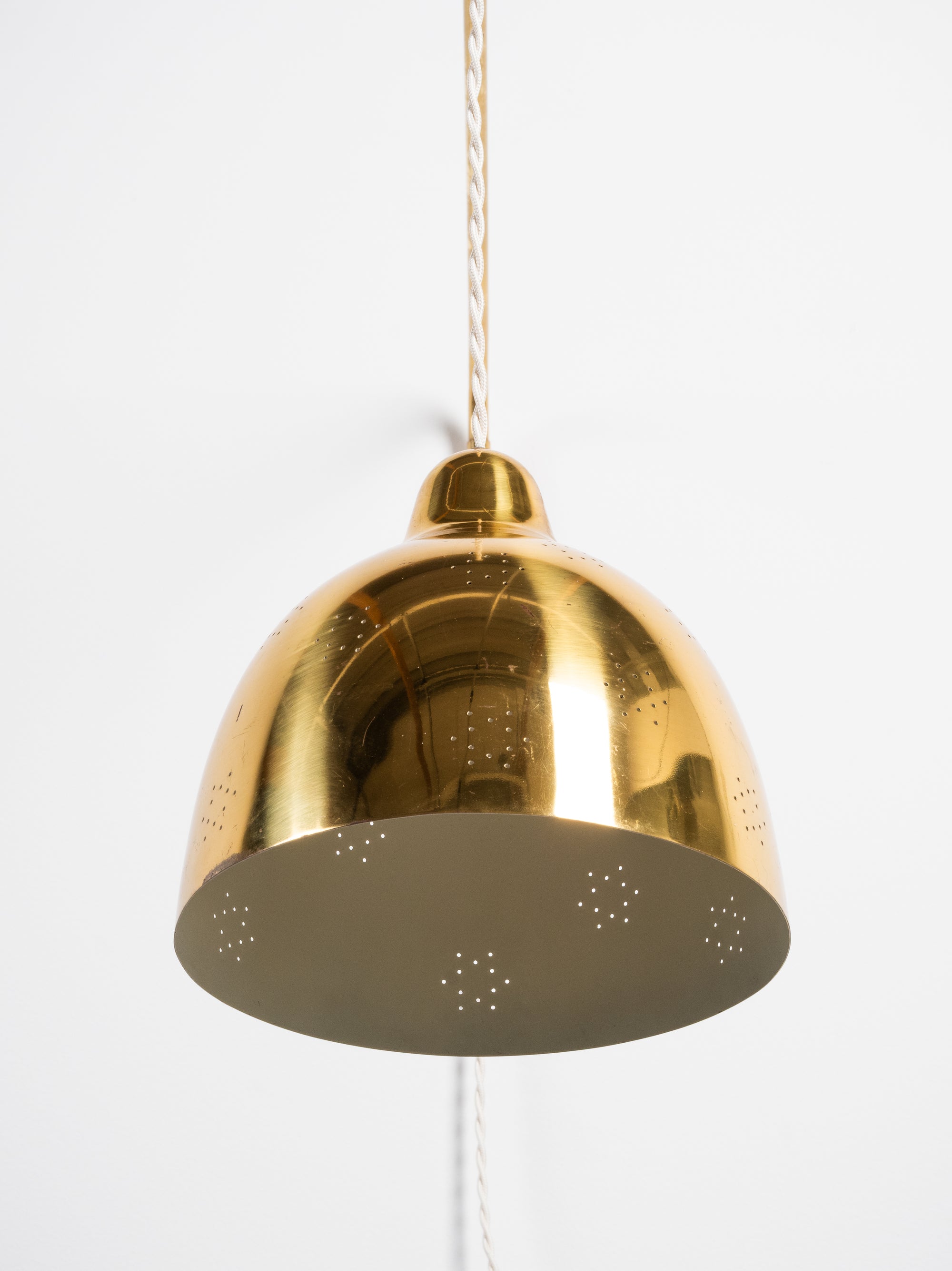 Adjustable Brass Wall Lamp by Lisa Johansson-Pape for Orno, Finland, 1950s