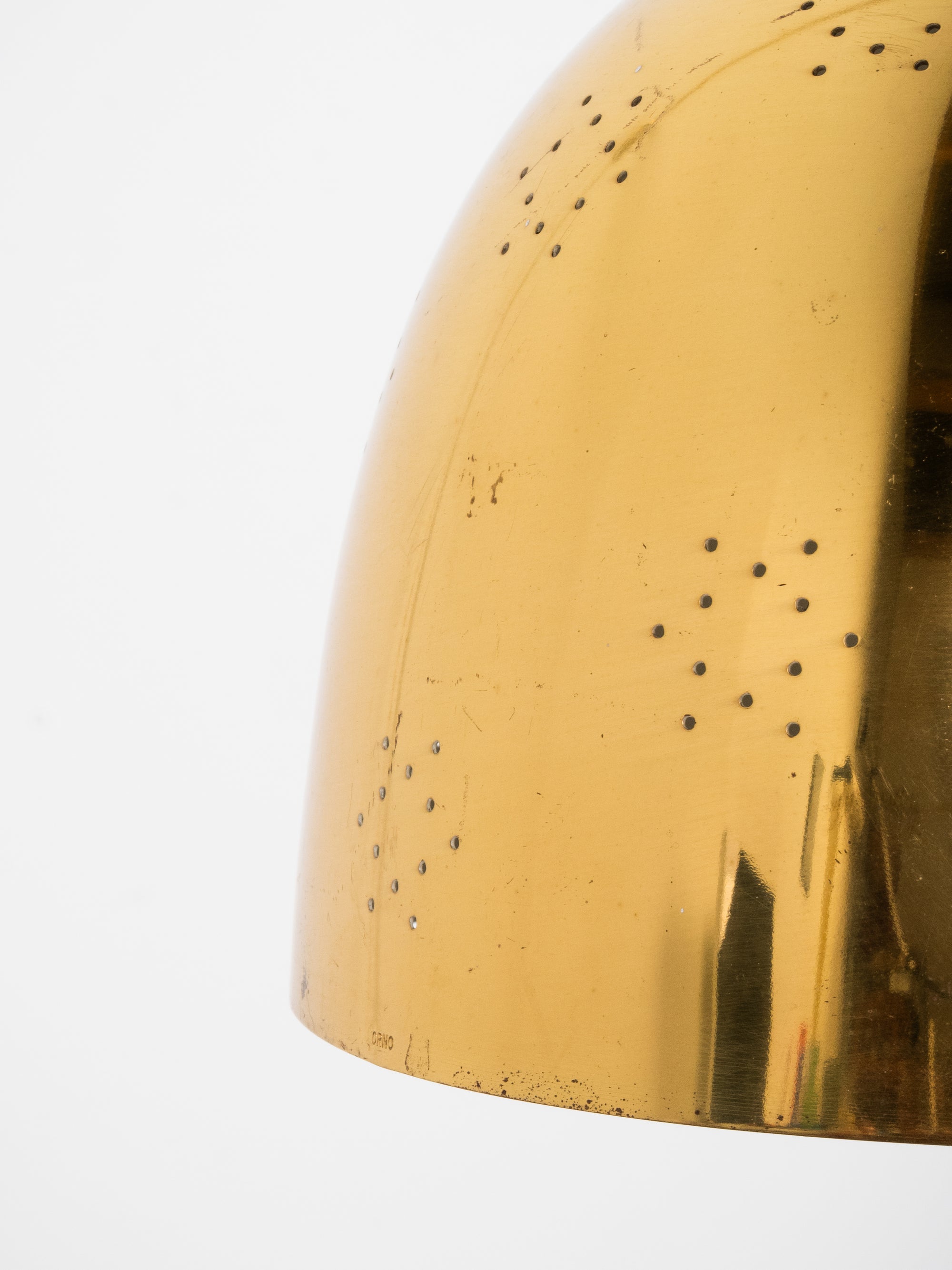 Adjustable Brass Wall Lamp by Lisa Johansson-Pape for Orno, Finland, 1950s