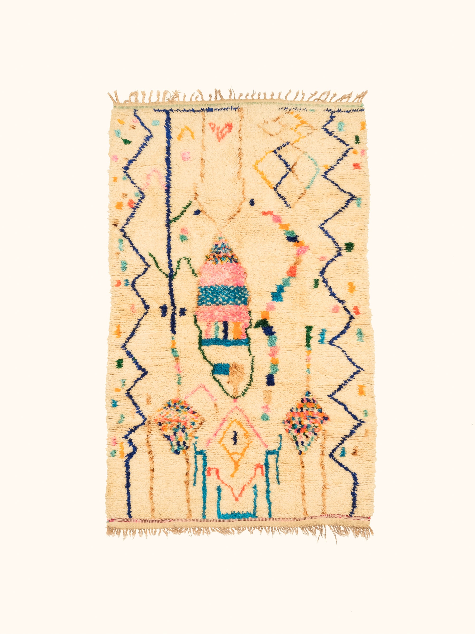 Moroccan Wool Rug | 260 x 134 cm