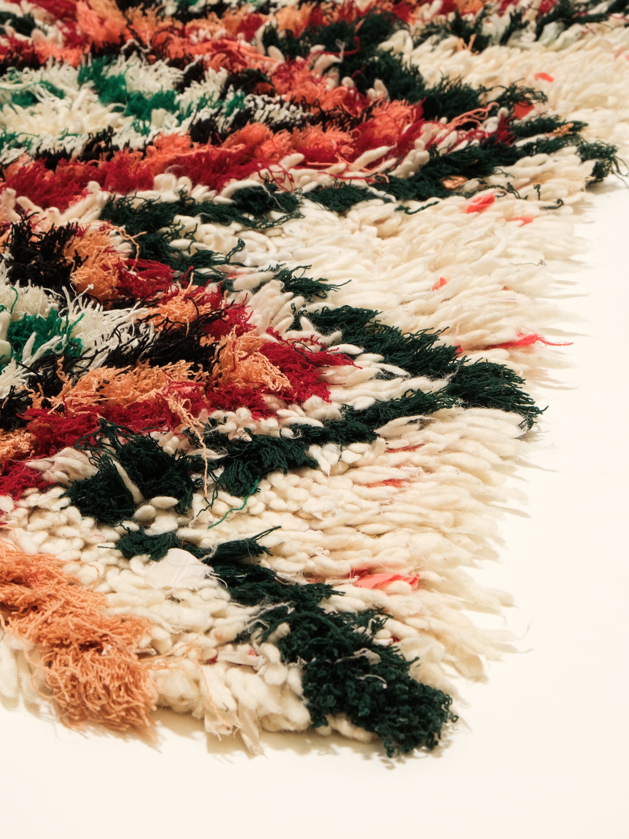 Vintage Moroccan Boucherouite Rug | 150 x 80 cm