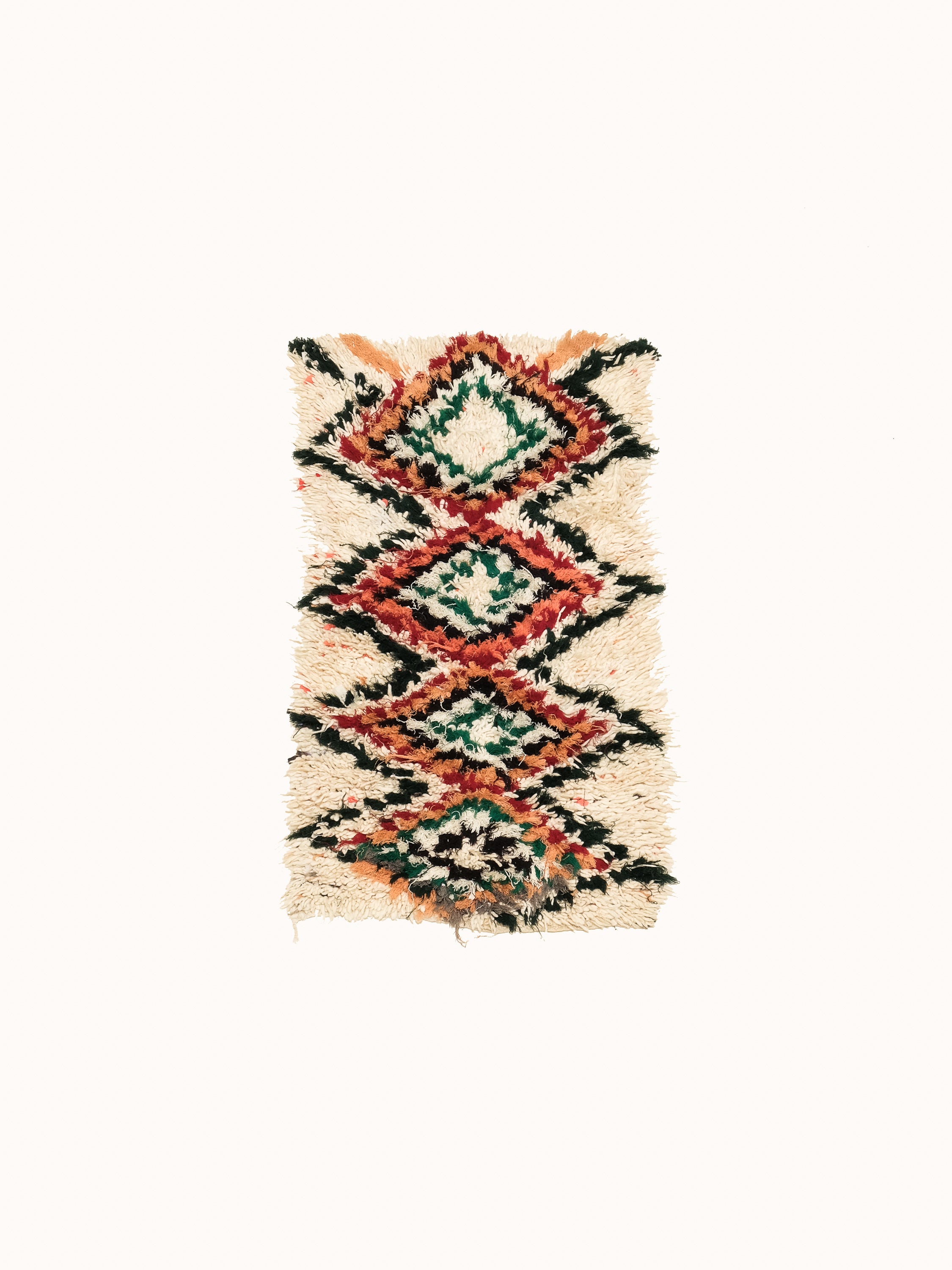 Vintage Moroccan Boucherouite Rug | 150 x 80 cm