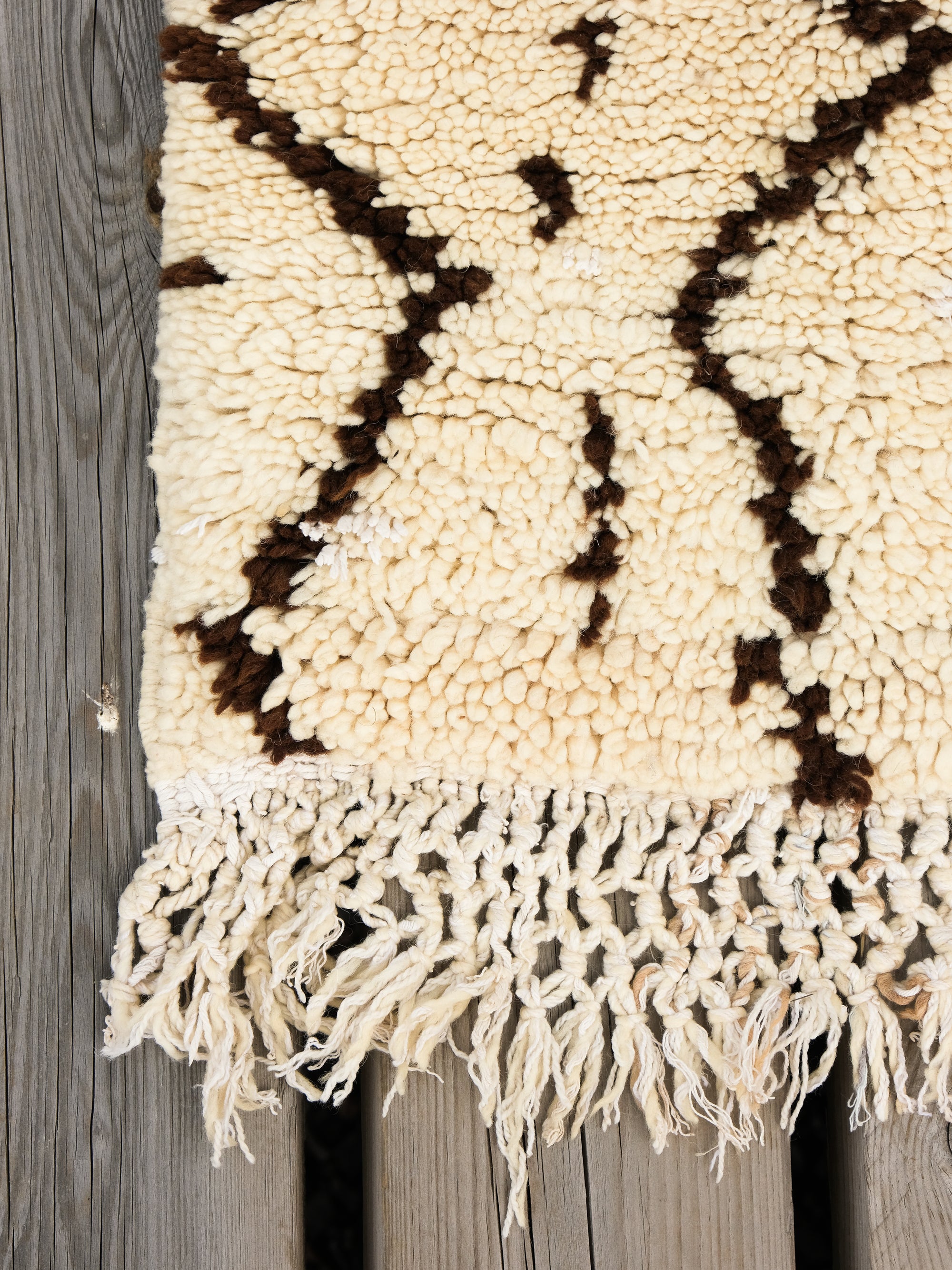 Vintage Moroccan Wool Rug | 165 x 95 cm