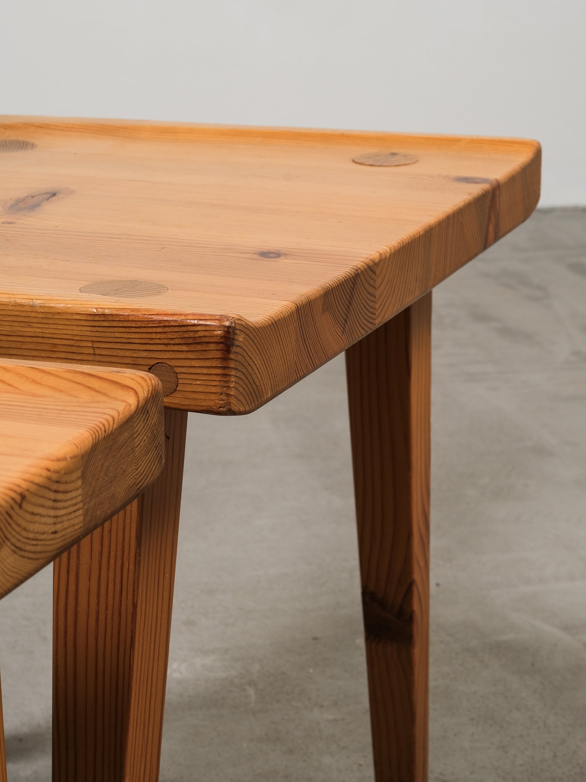 Pine Dining Chairs by Göran Malmvall for Karl Andersson &amp; Söner, 1970s, Set of 8