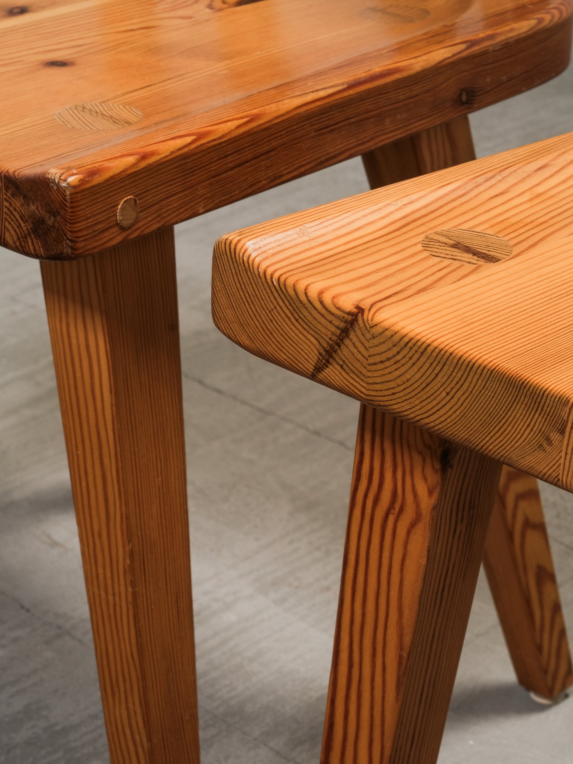 Pine Dining Chairs by Göran Malmvall for Karl Andersson &amp; Söner, 1970s, Set of 8