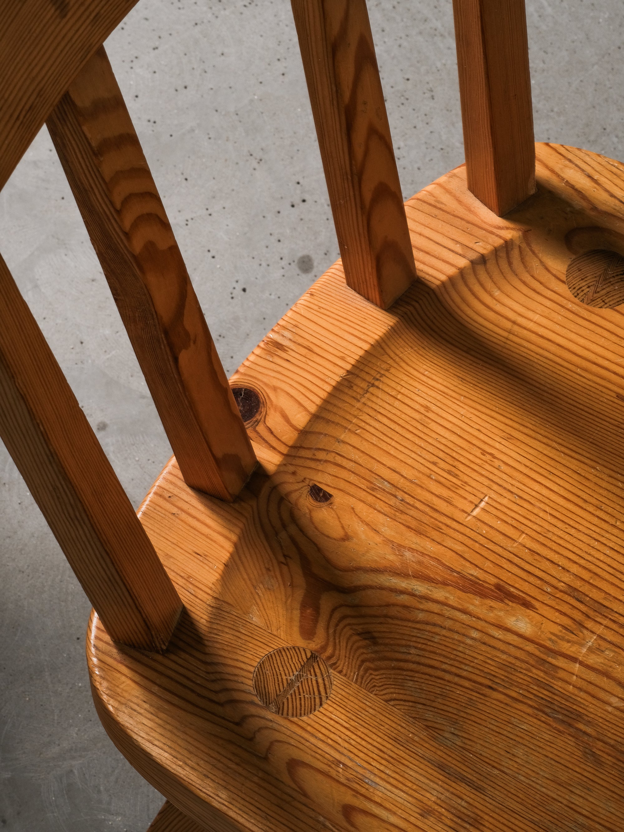 Pine Dining Chairs by Göran Malmvall for Karl Andersson &amp; Söner, 1970s, Set of 8