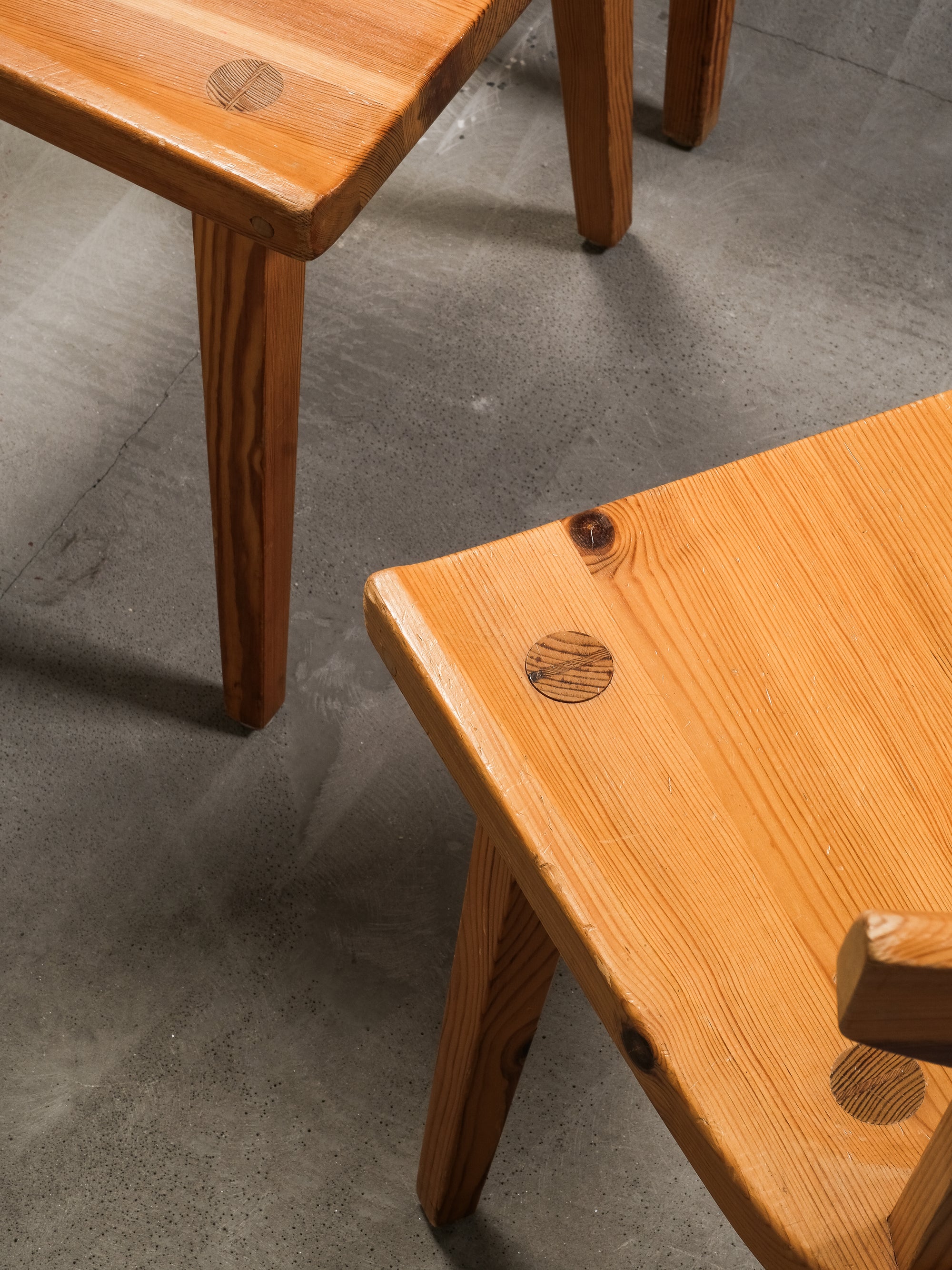 Pine Dining Chairs by Göran Malmvall for Karl Andersson &amp; Söner, 1970s, Set of 8