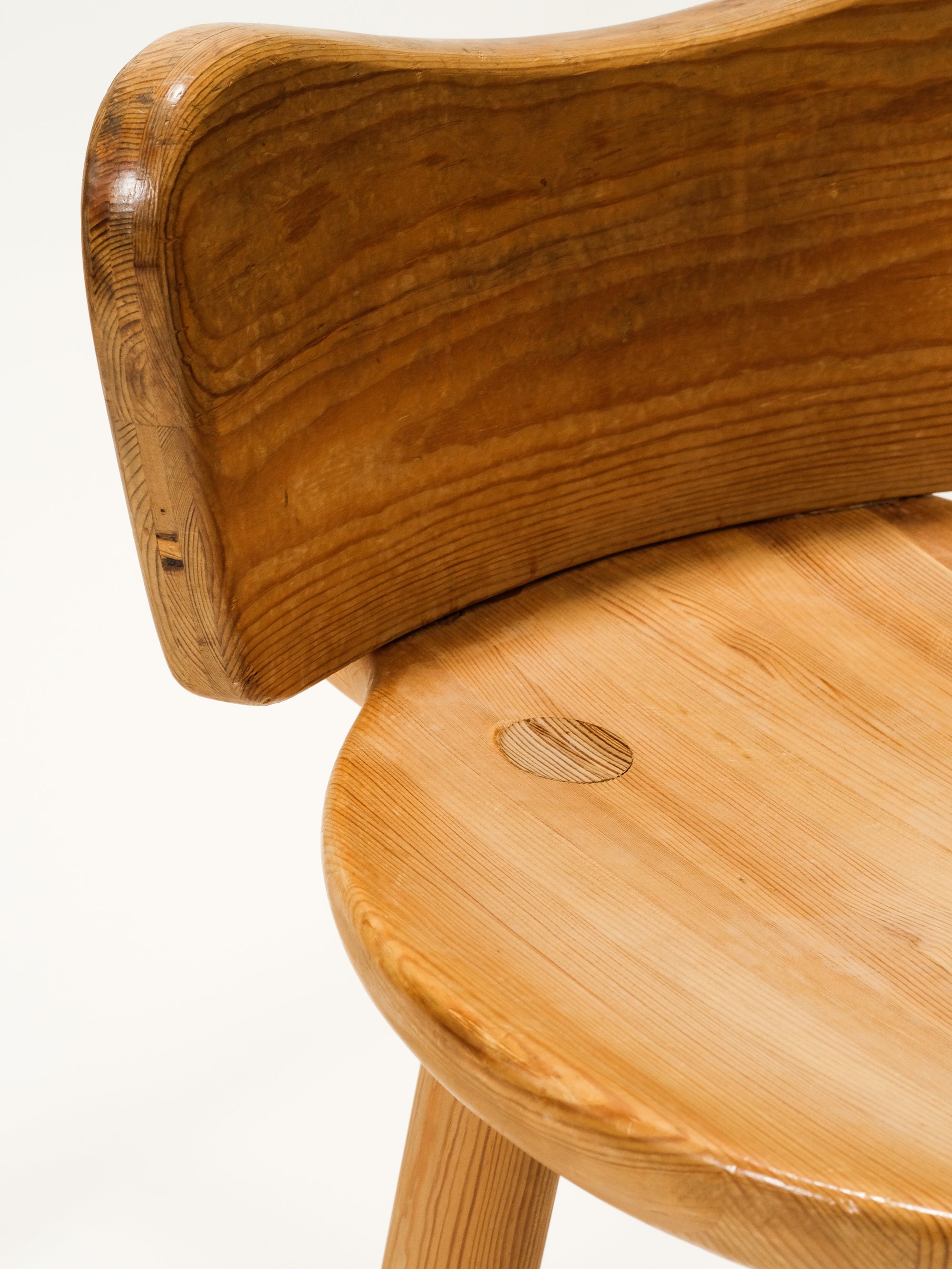 Mid-Century Pine Barstools
