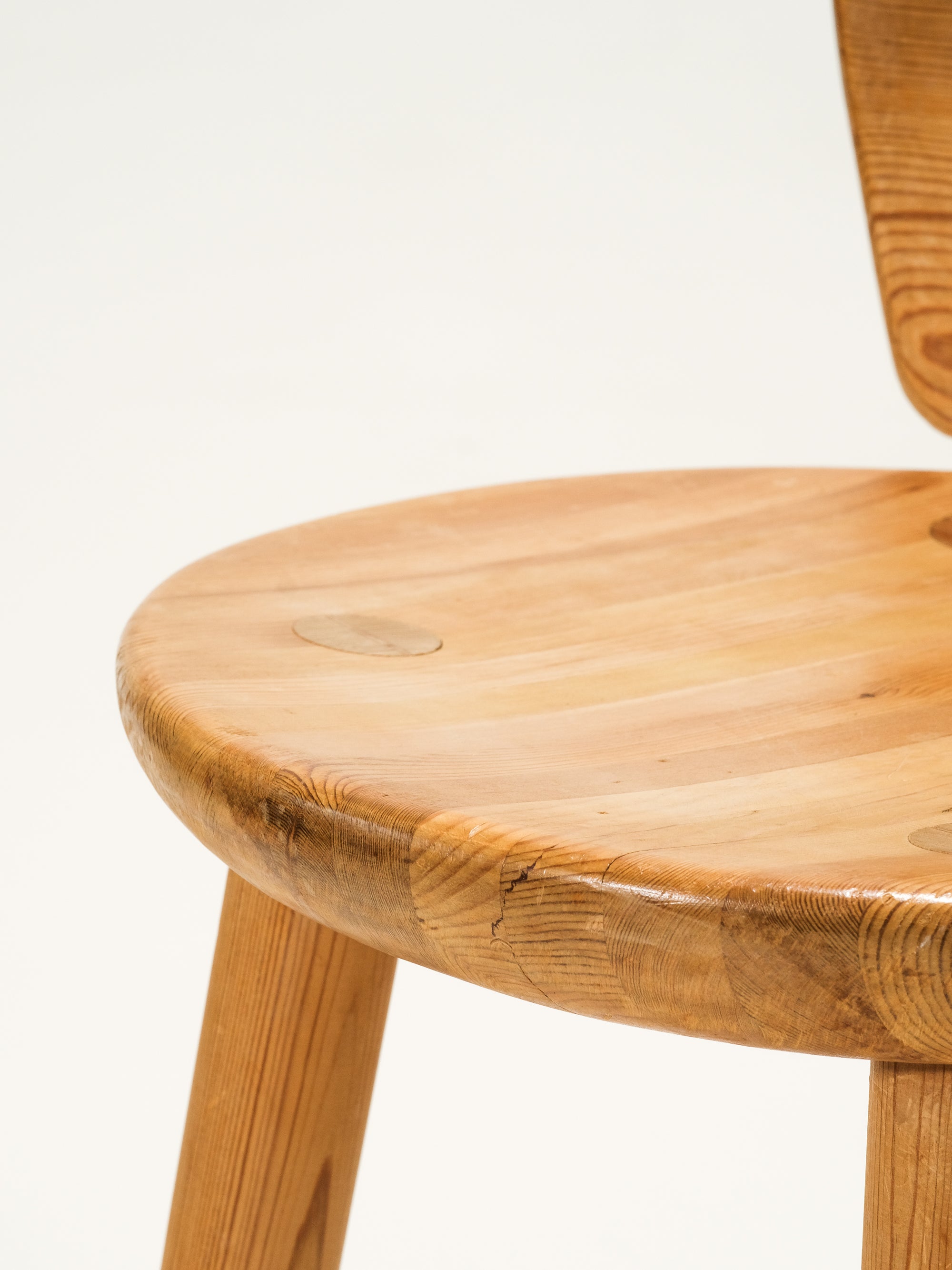 Mid-Century Pine Barstools