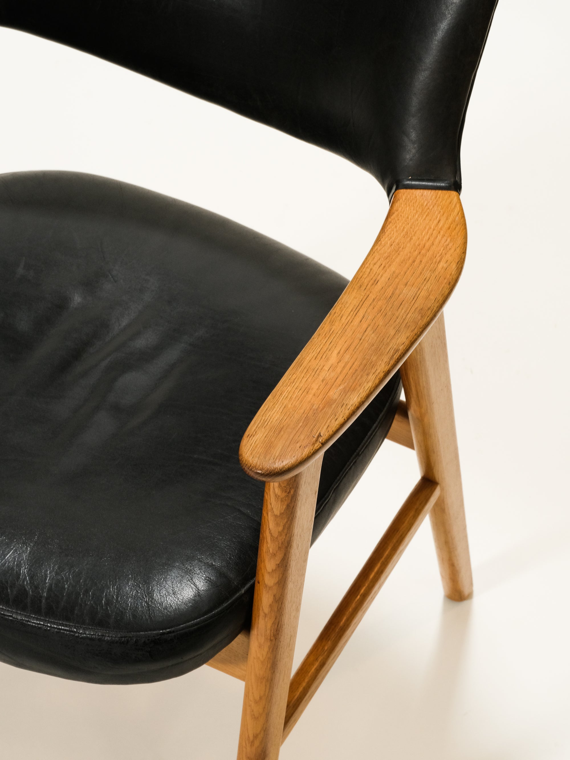 Danish Oak Armchair by Erik Kirkegaard for Høng Stolefabrik, 1960s