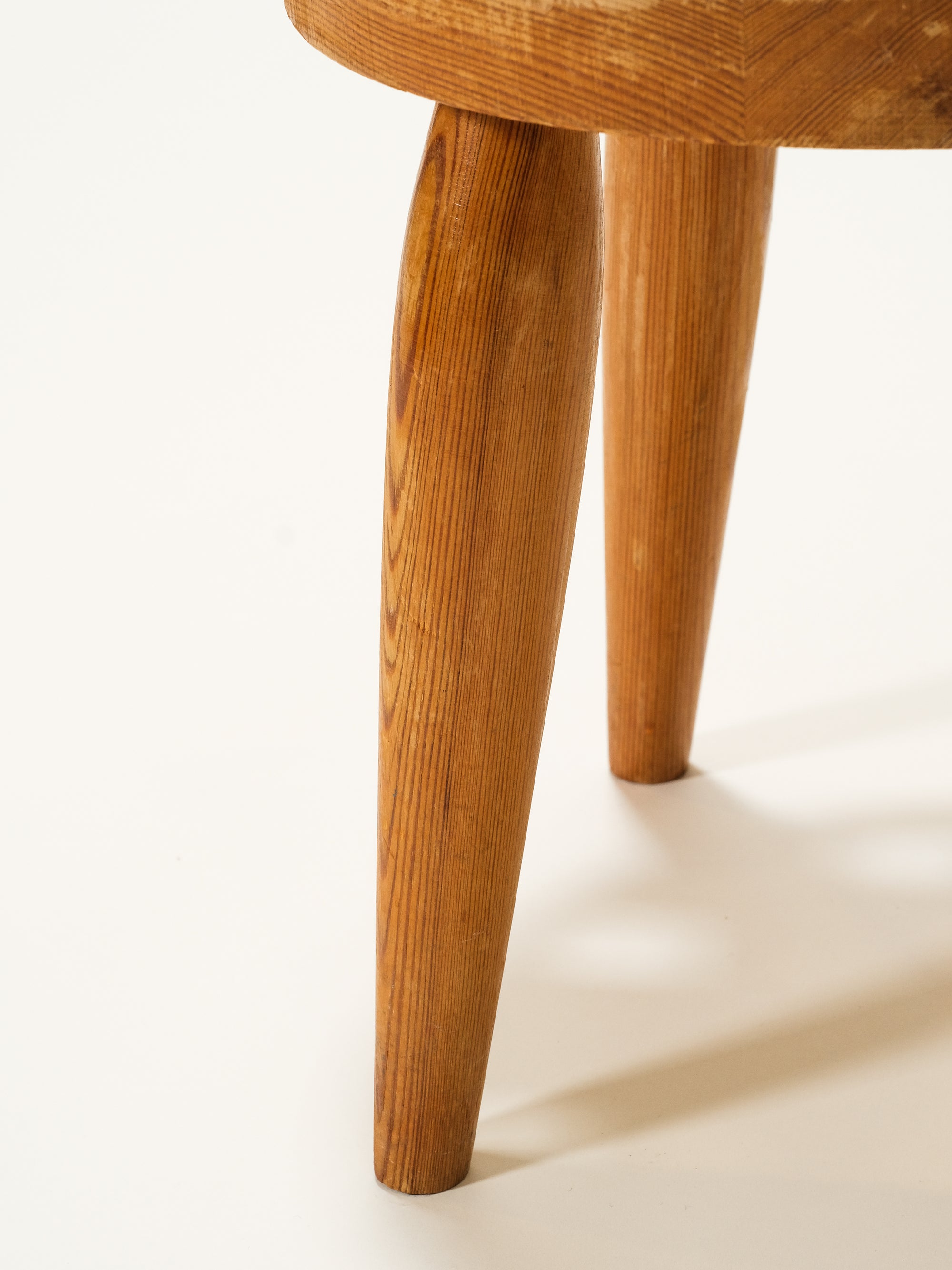 Mid-Century Swedish Pine Stool