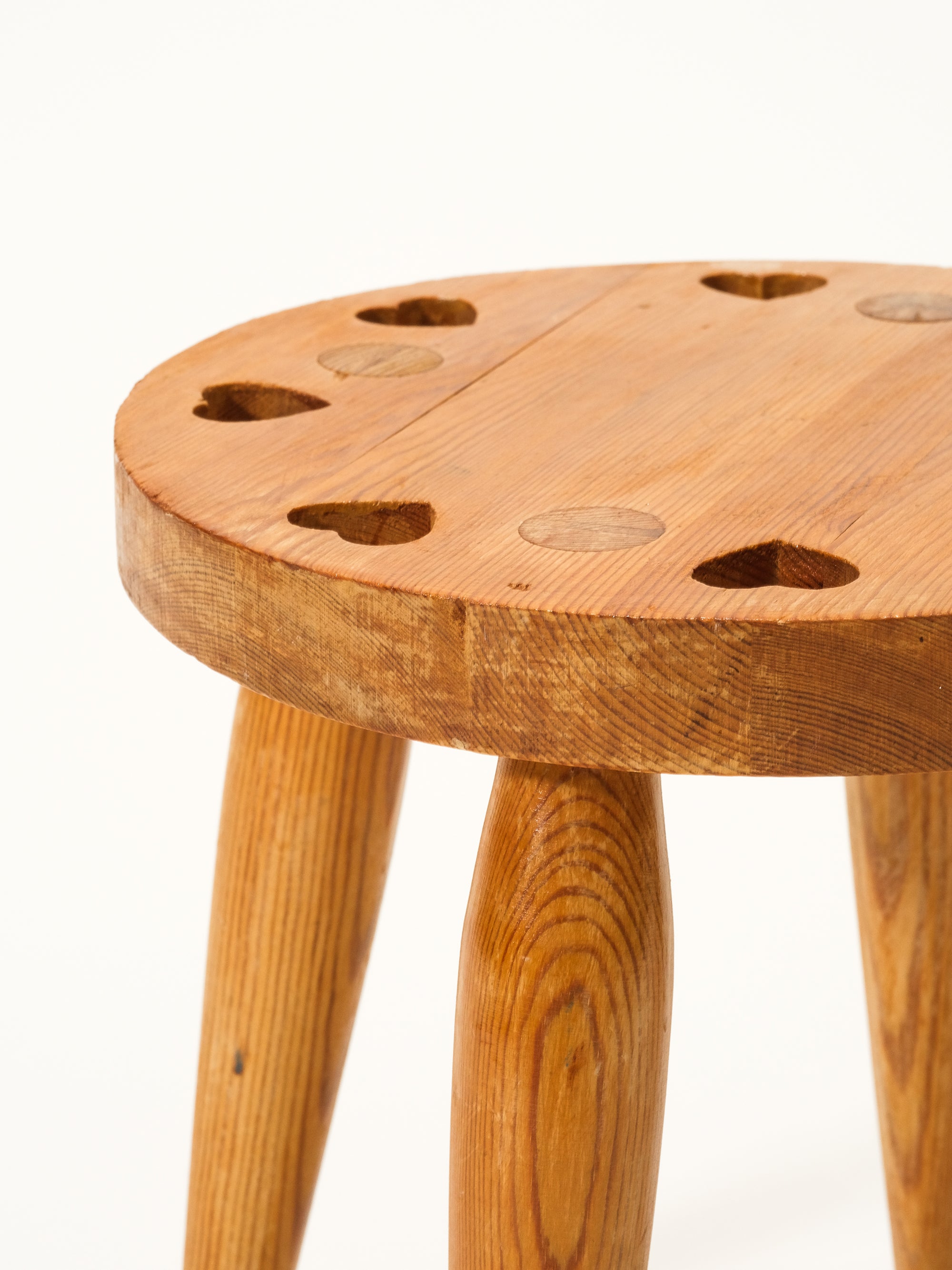 Mid-Century Swedish Pine Stool