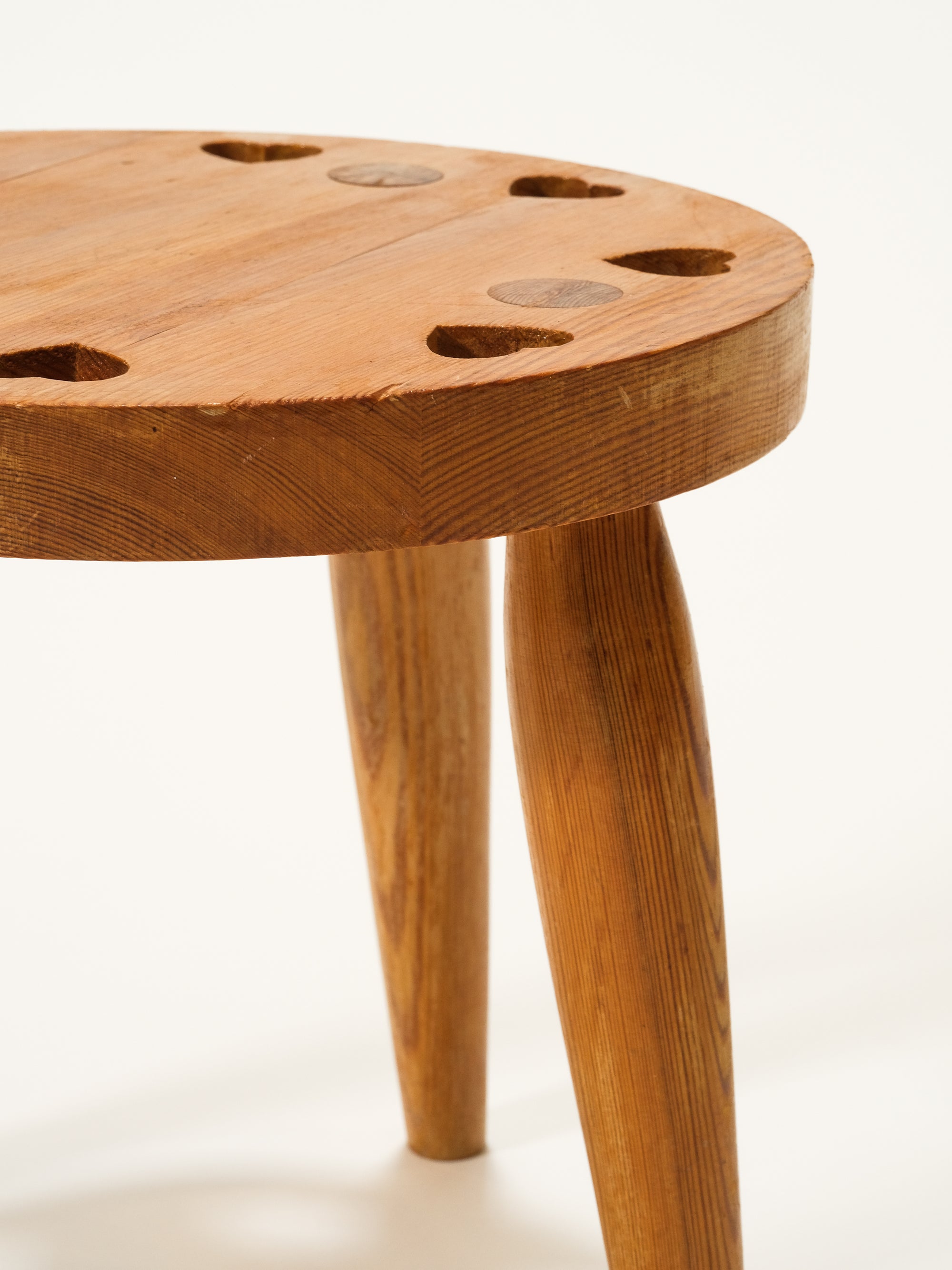 Mid-Century Swedish Pine Stool