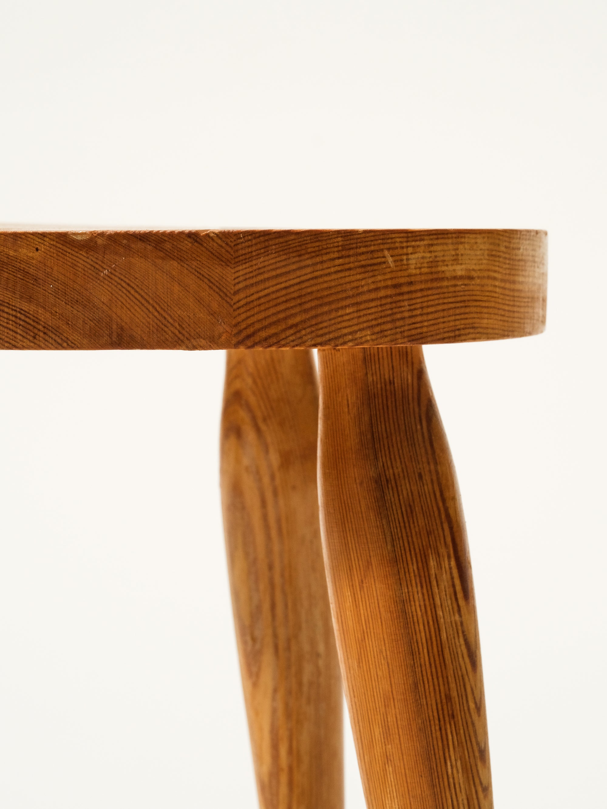 Mid-Century Swedish Pine Stool