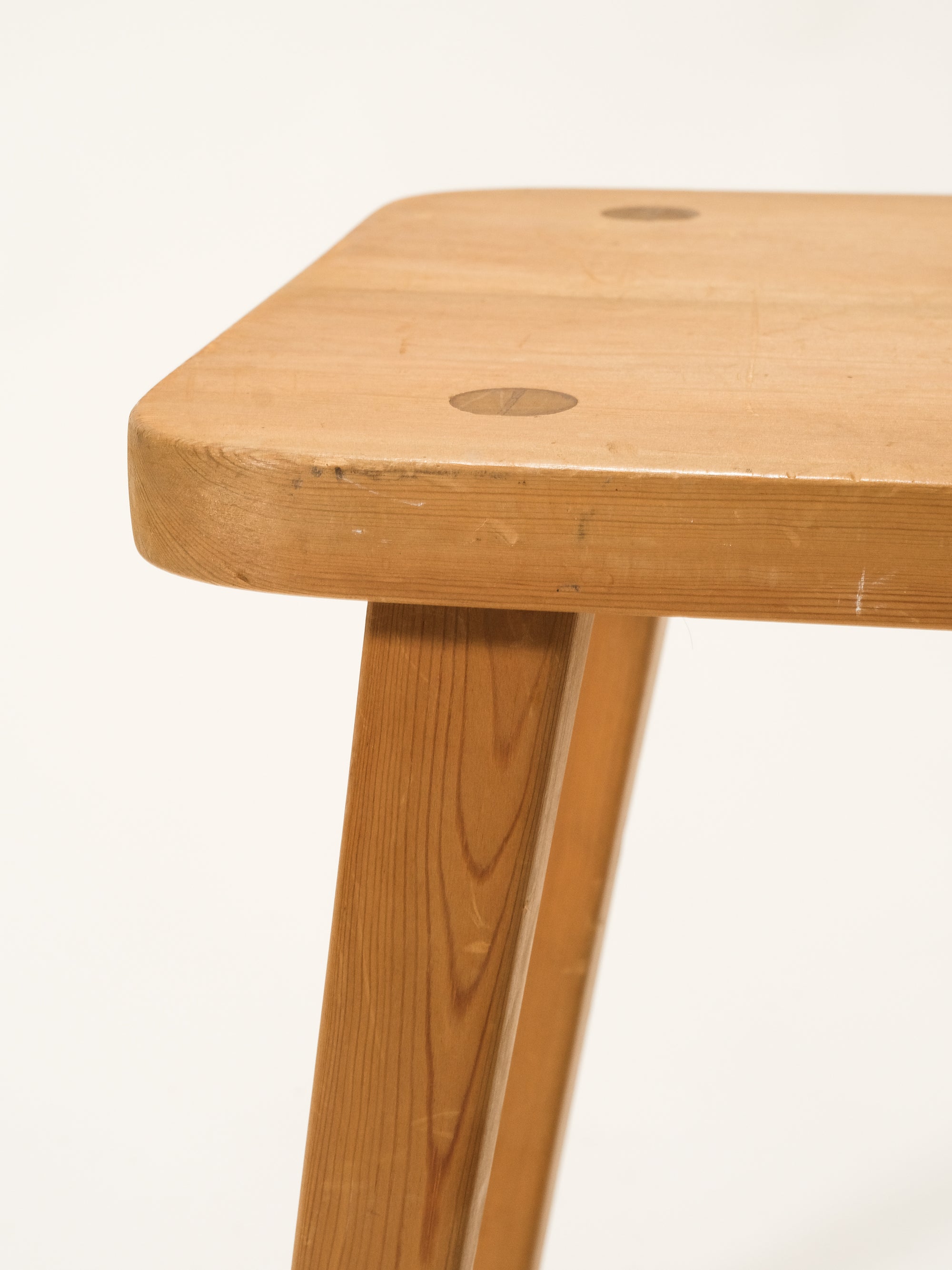 Mid-Century Swedish Pine Stool