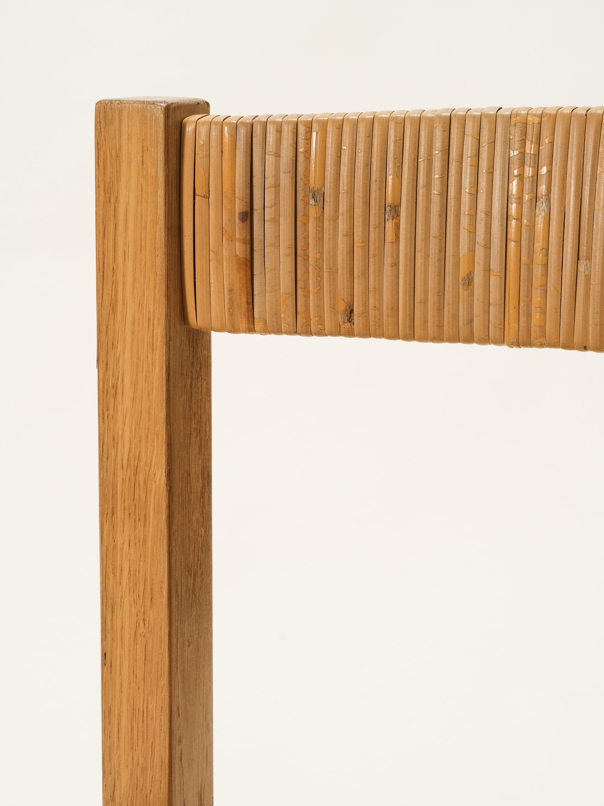 Oak &amp; Woven Cane Dining Chairs by Reino Ruokolainen for Haimi, 1960s, Set of 6