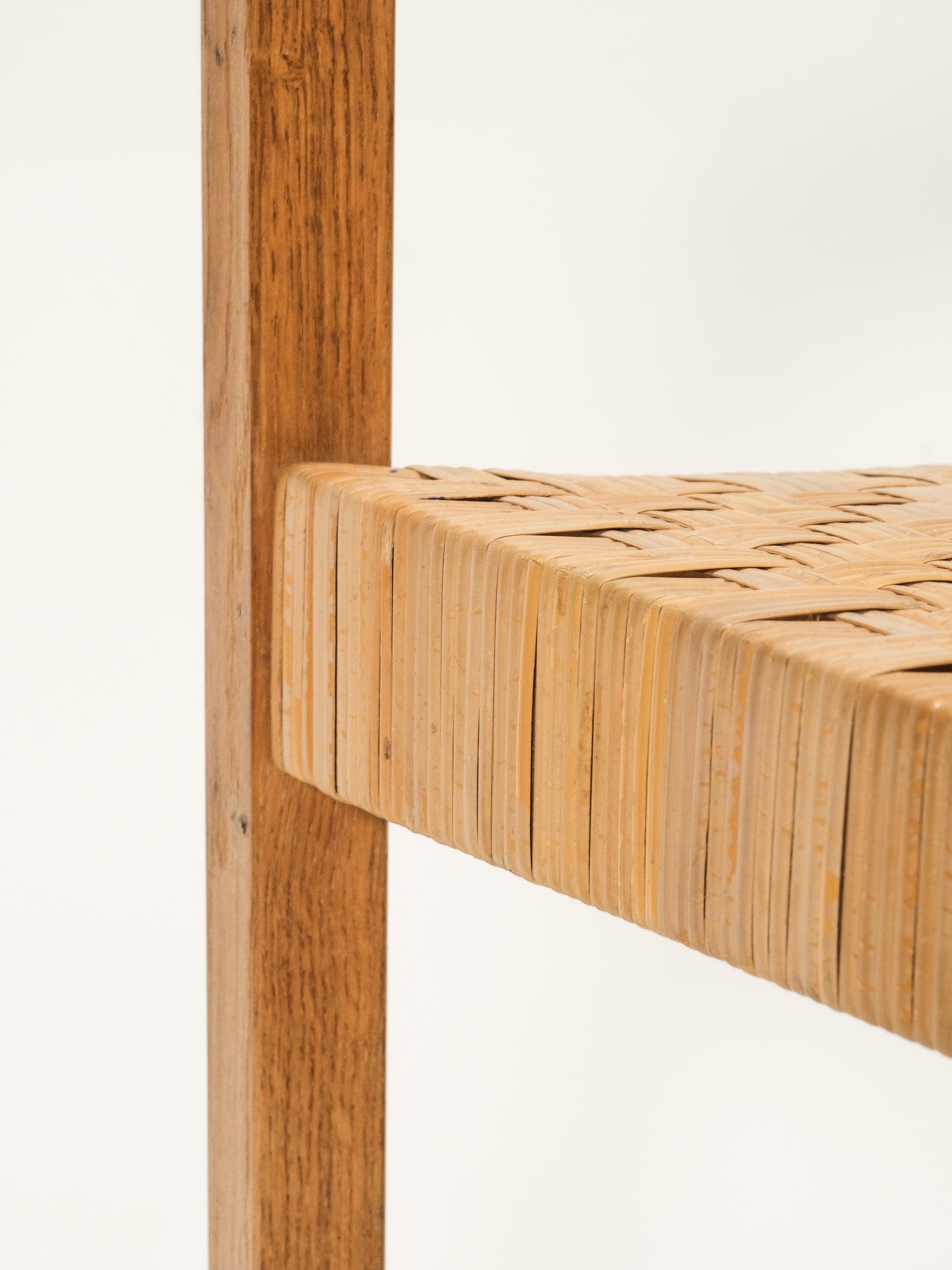 Oak &amp; Woven Cane Dining Chairs by Reino Ruokolainen for Haimi, 1960s, Set of 6