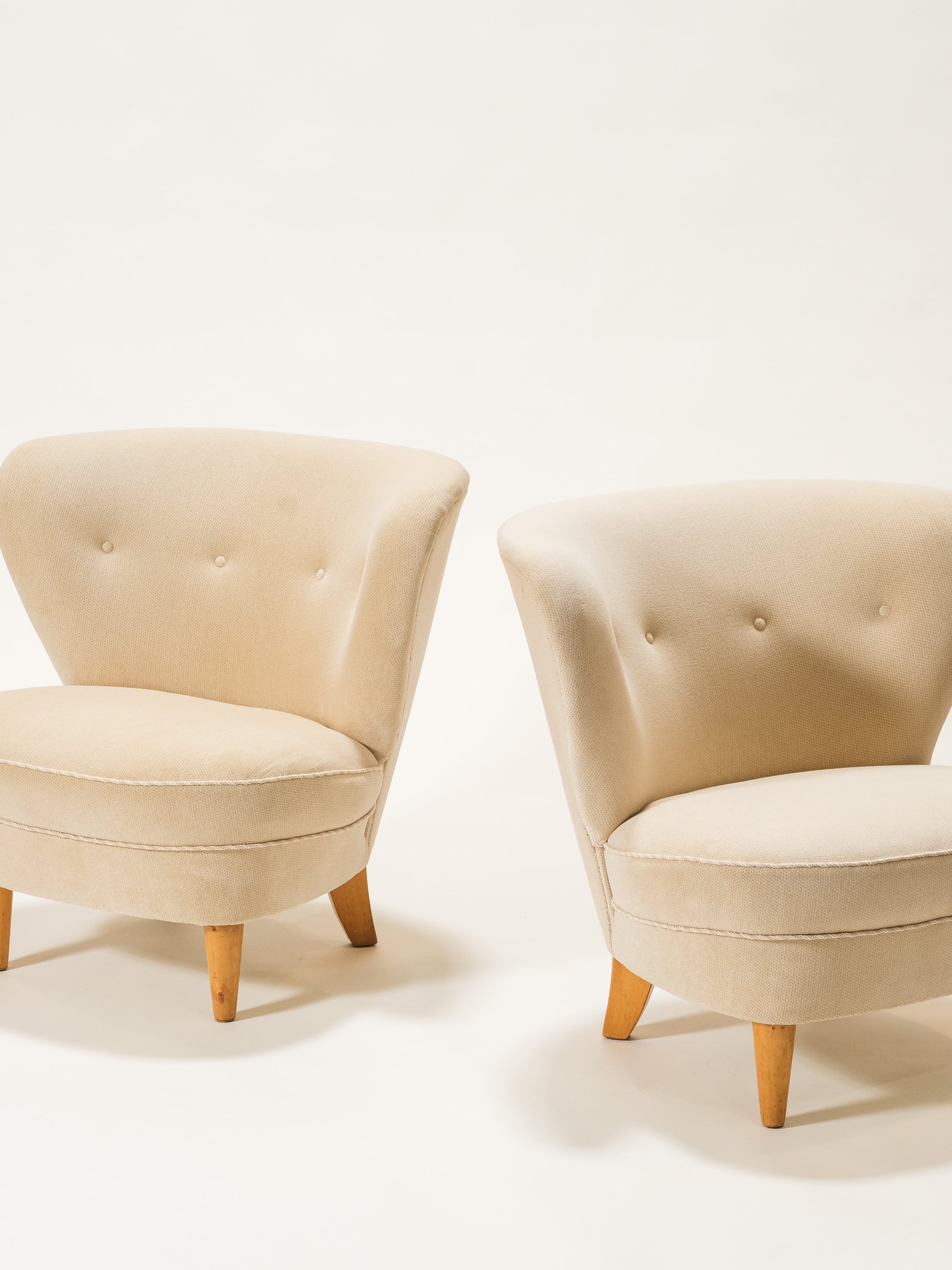 Pair of Mid-Century Finnish Easy Chairs
