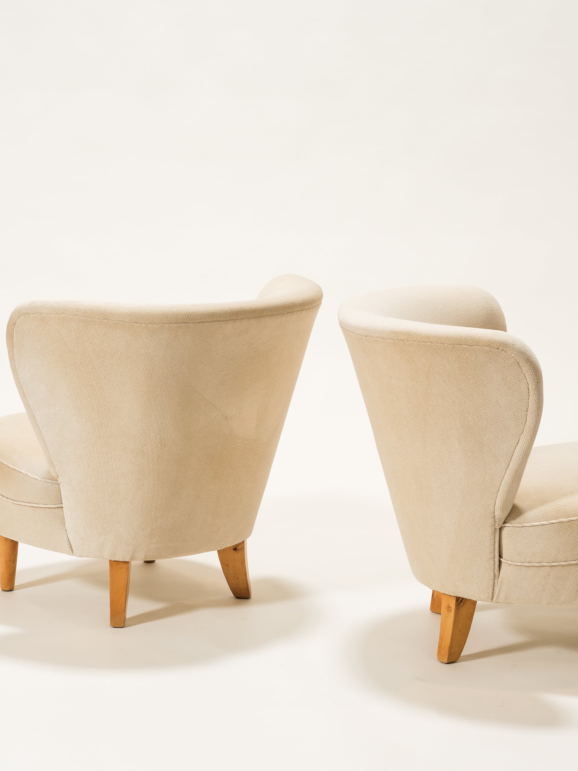 Pair of Mid-Century Finnish Easy Chairs