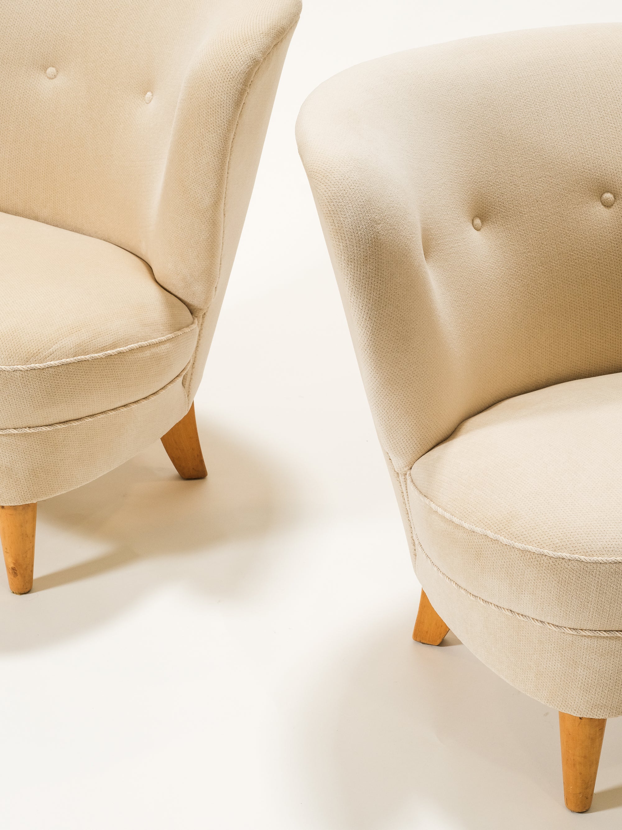 Pair of Mid-Century Finnish Easy Chairs