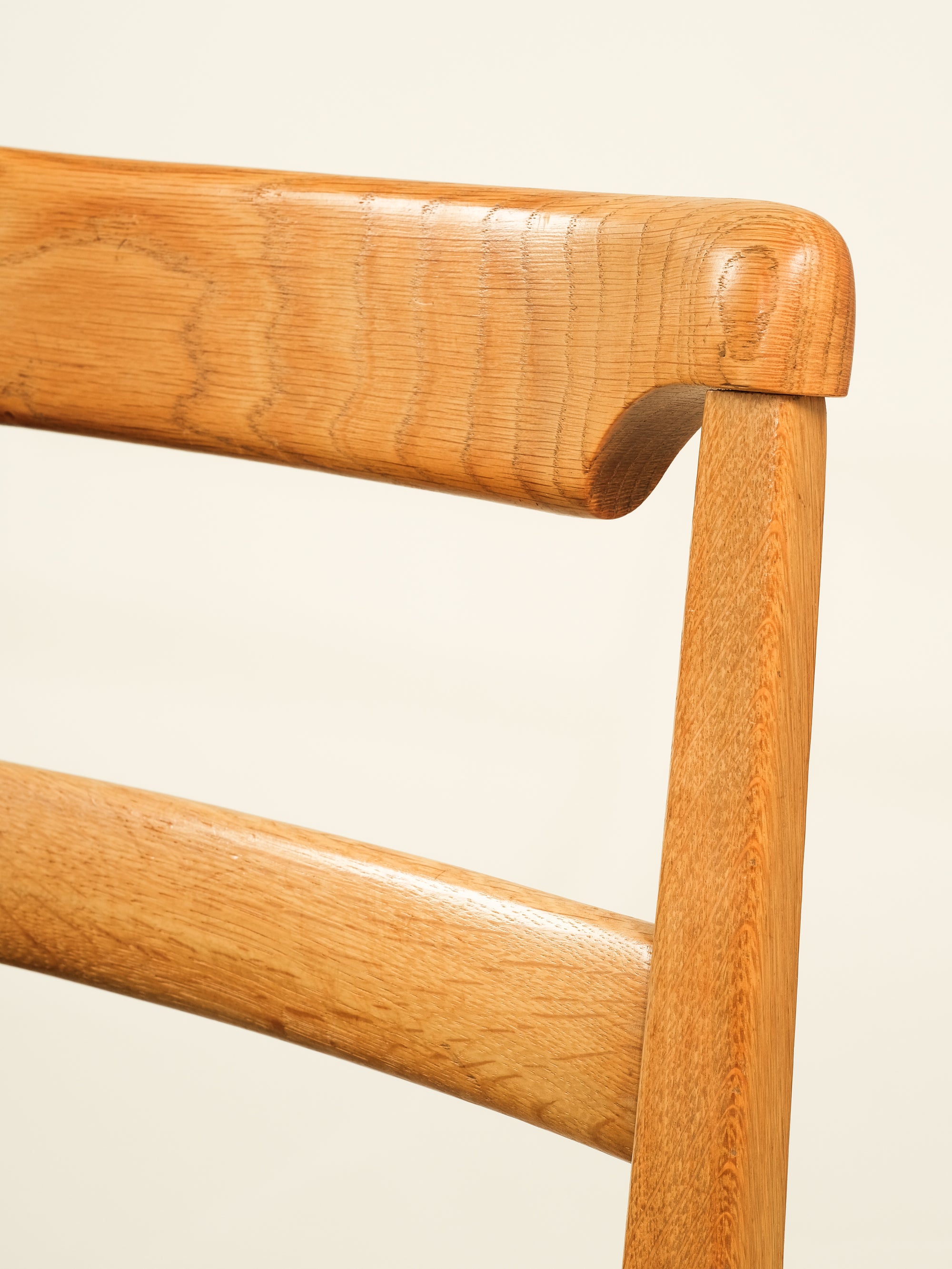 Scandinavian Mid-Century Oak Dining Chairs, Set of 4