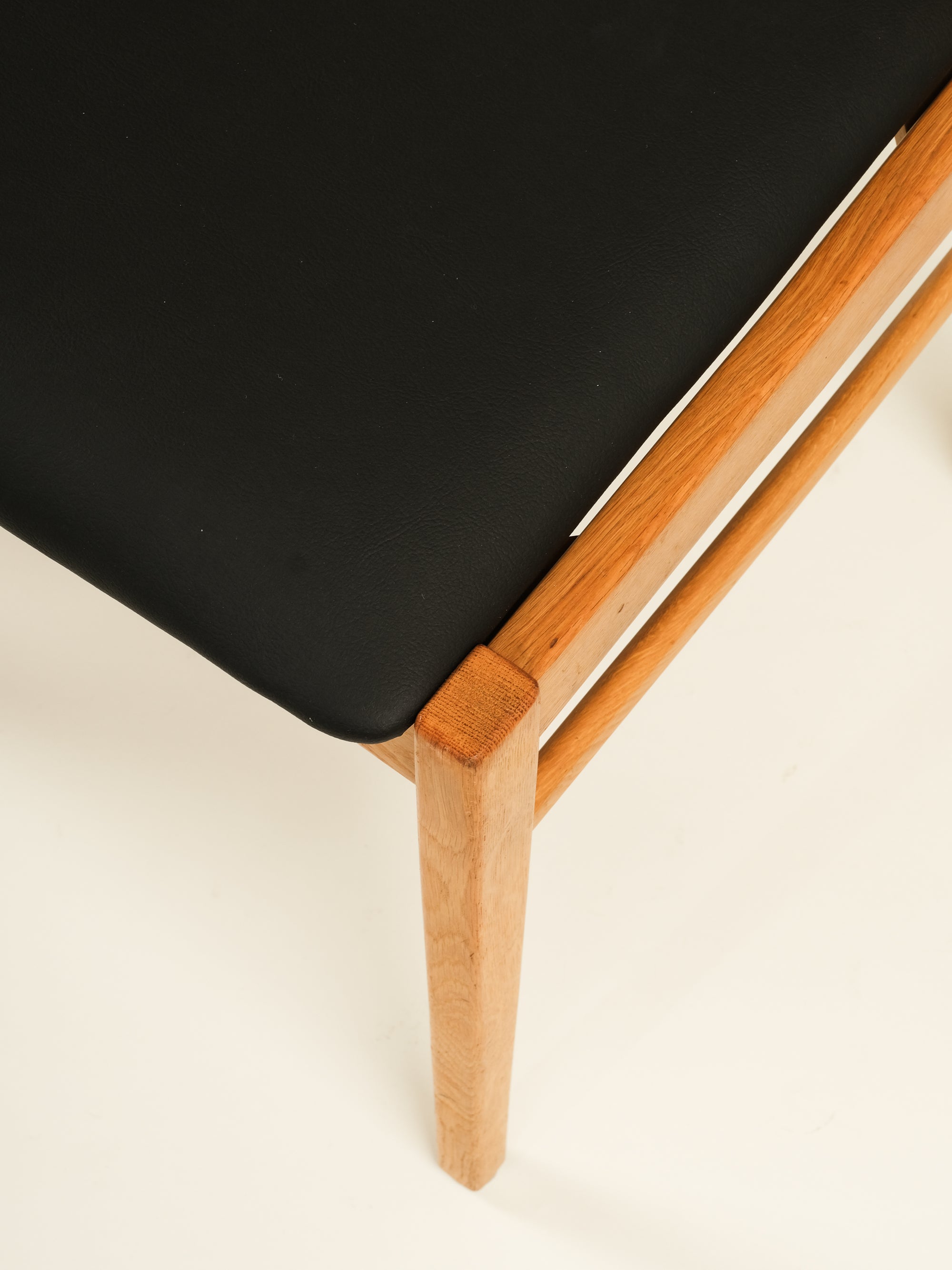 Scandinavian Mid-Century Oak Dining Chairs, Set of 4