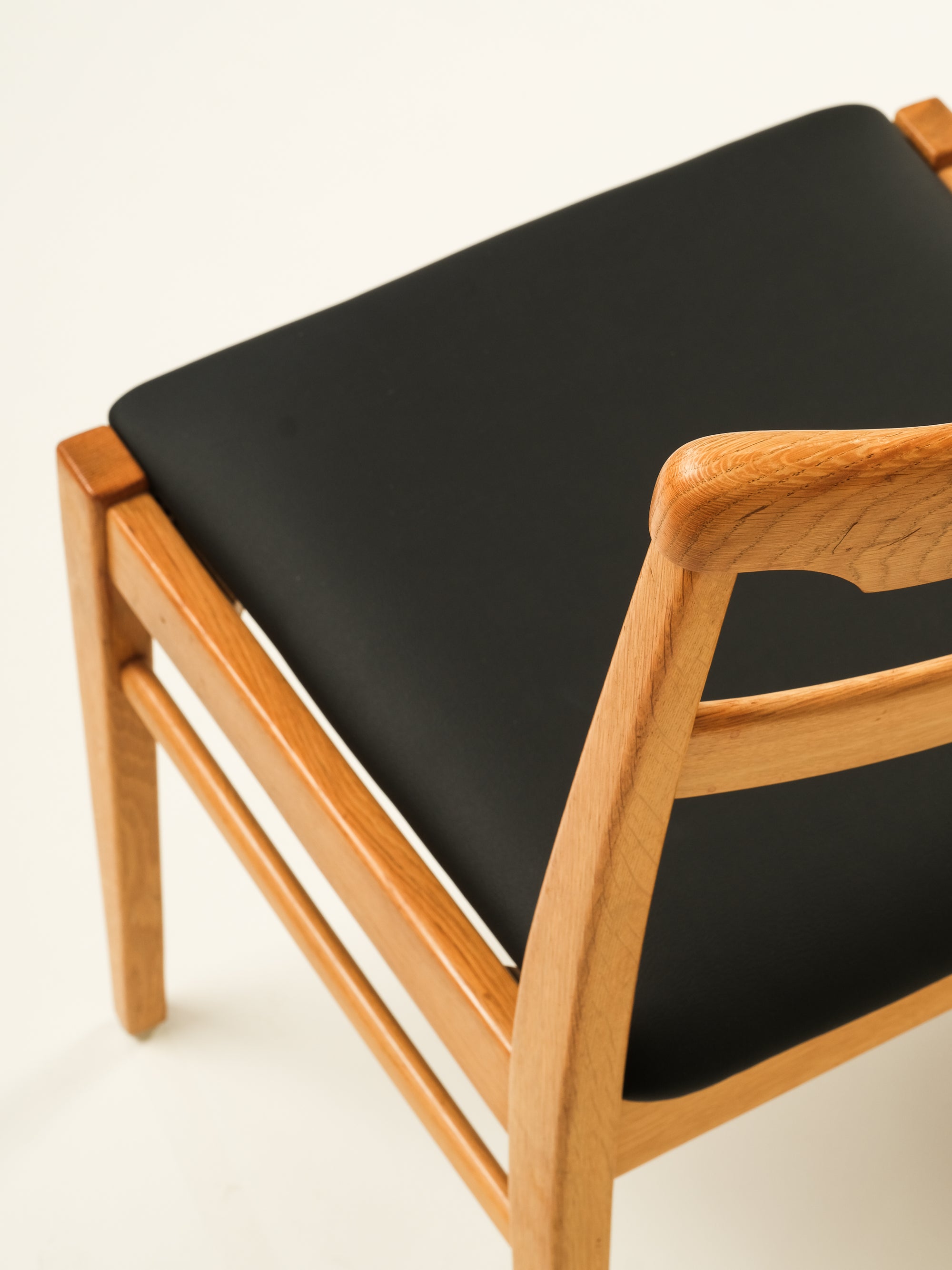 Scandinavian Mid-Century Oak Dining Chairs, Set of 4