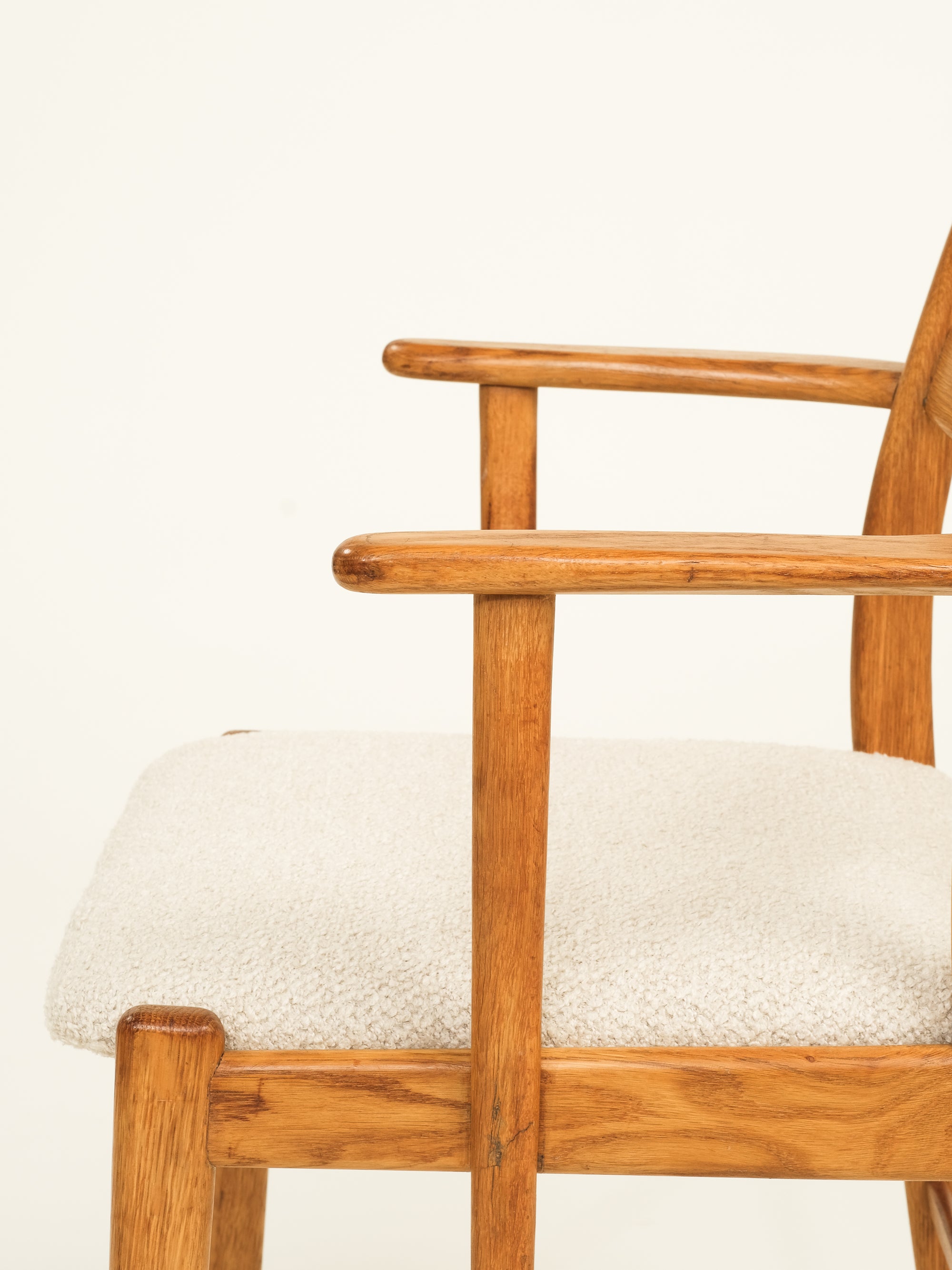 Mid-Century Oak Armchair Model &quot;Minett&quot; by Yngve Ekström for Troeds