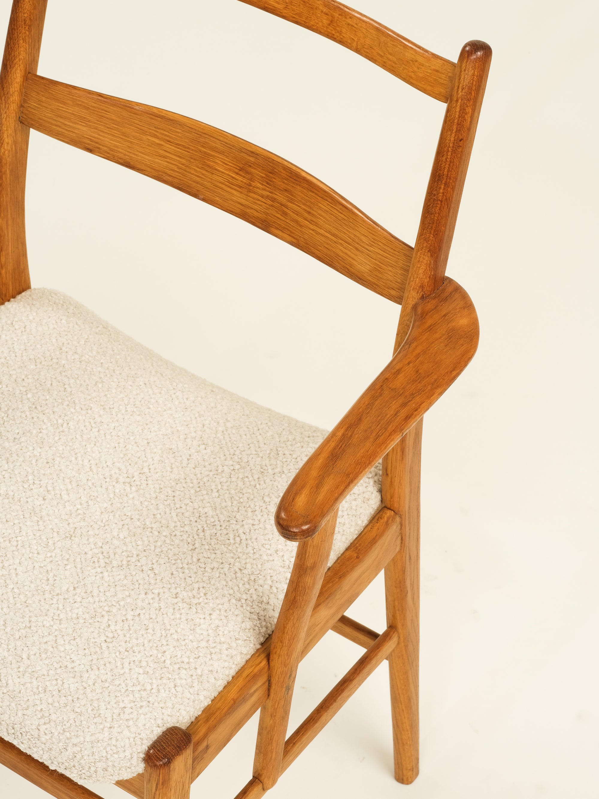 Mid-Century Oak Armchair Model &quot;Minett&quot; by Yngve Ekström for Troeds