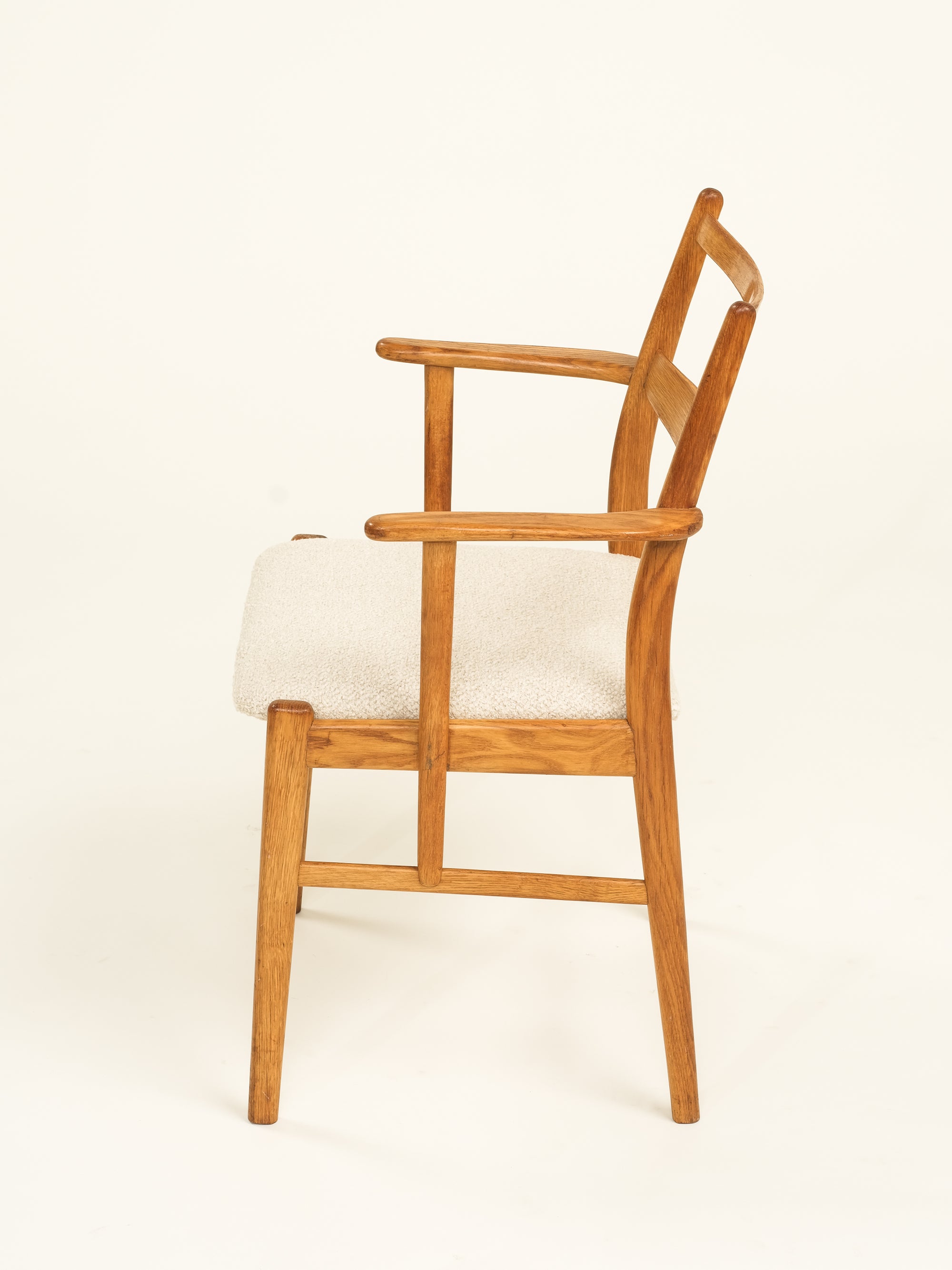 Mid-Century Oak Armchair Model &quot;Minett&quot; by Yngve Ekström for Troeds
