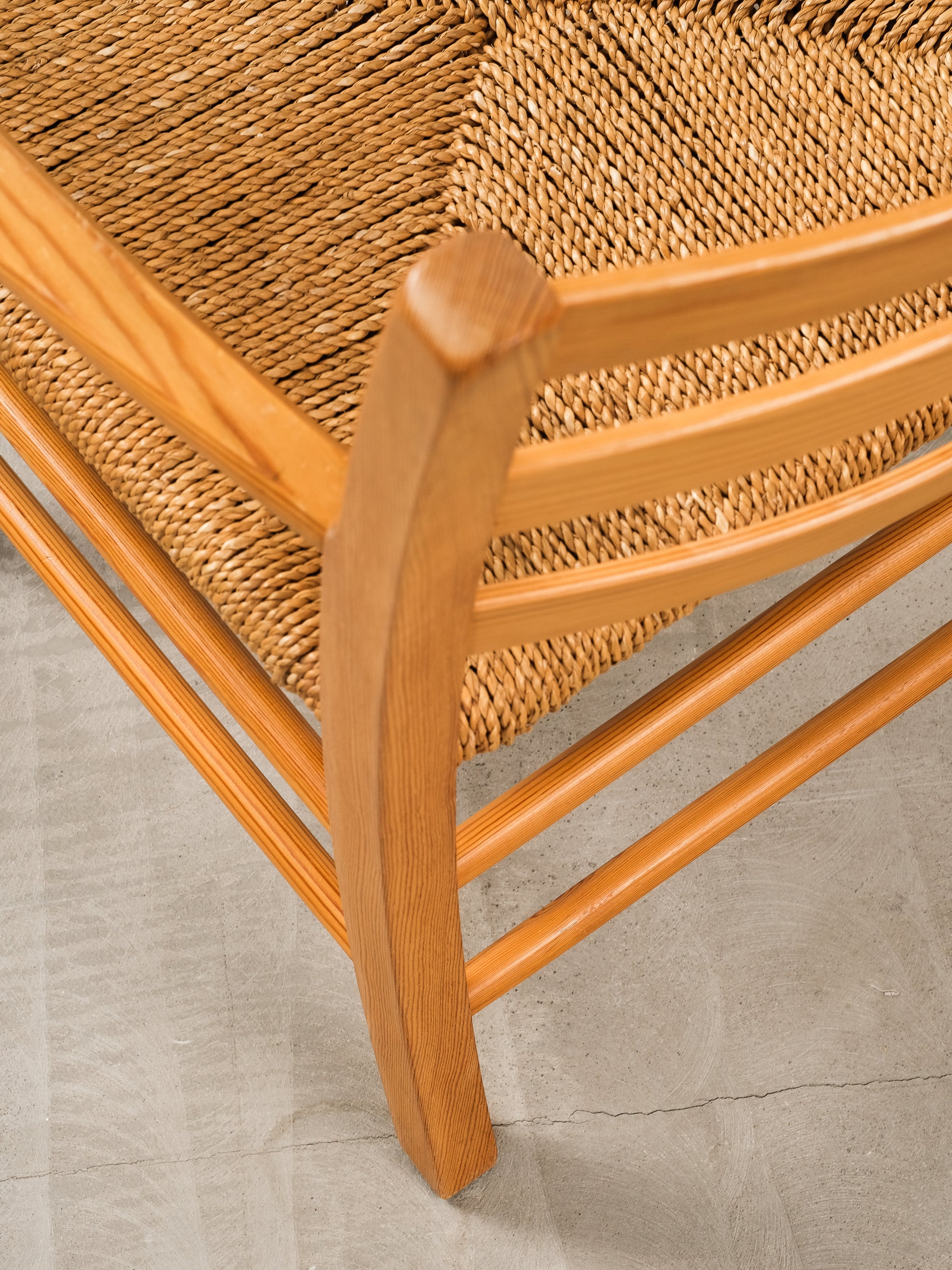 “Jærstole” Pine Armchair by Aksel Hansen, Norway