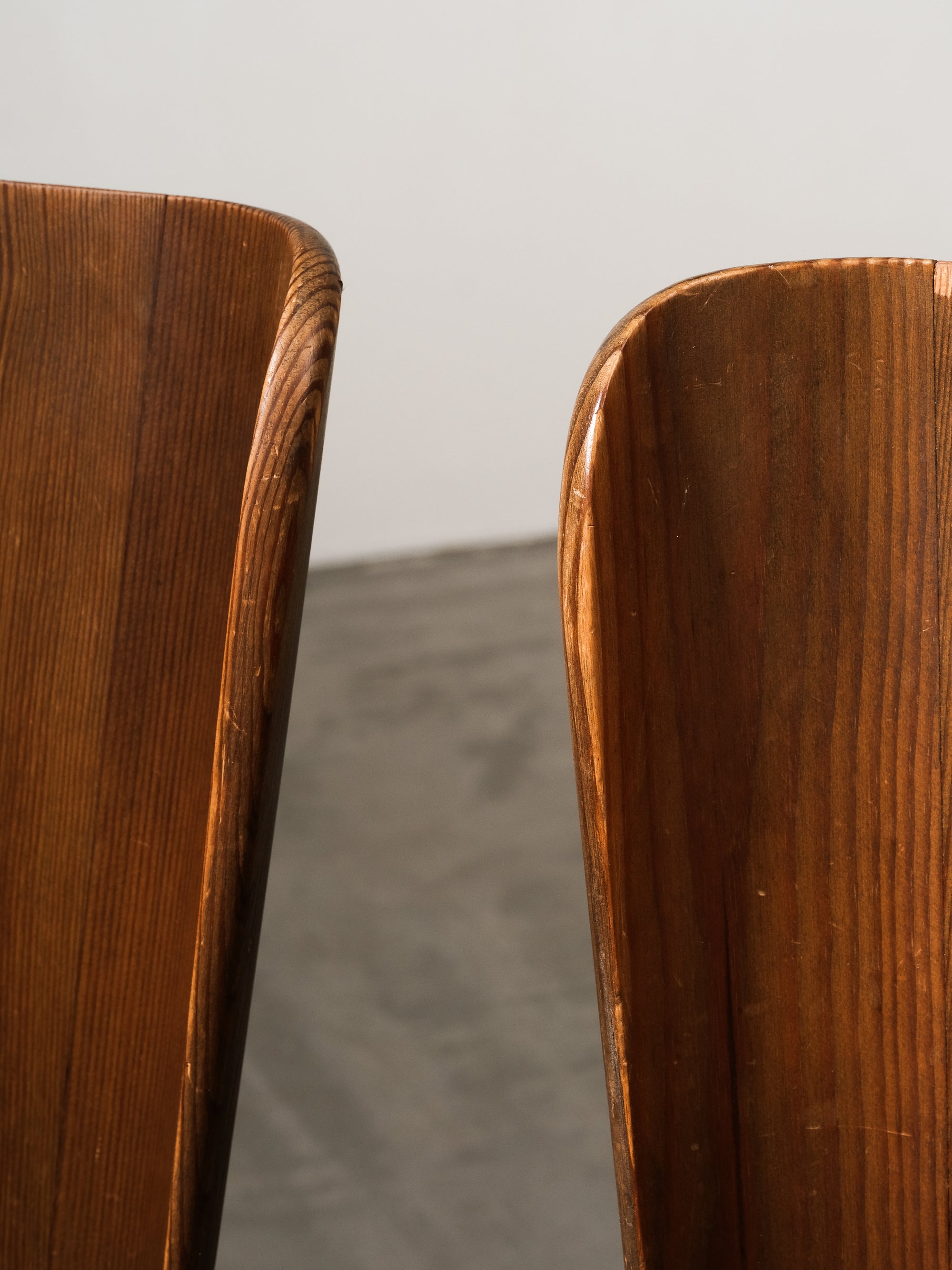 &quot;510&quot; Pine Dining Chair Set by Göran Malmvall for Karl Andersson &amp; Söner, 1940s