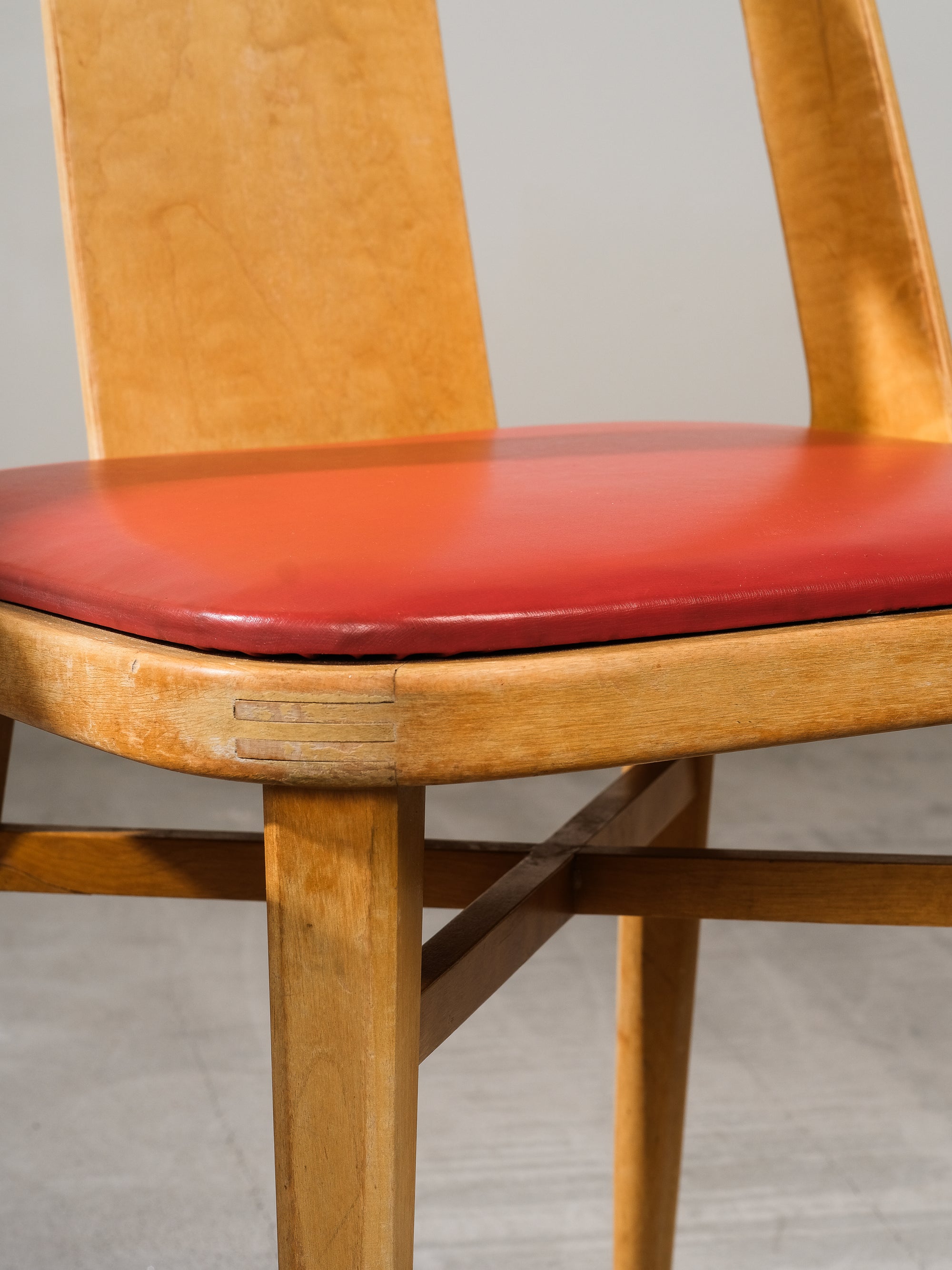 Chairs by Axel Larsson for Bodafors, 1950s, Set of 4