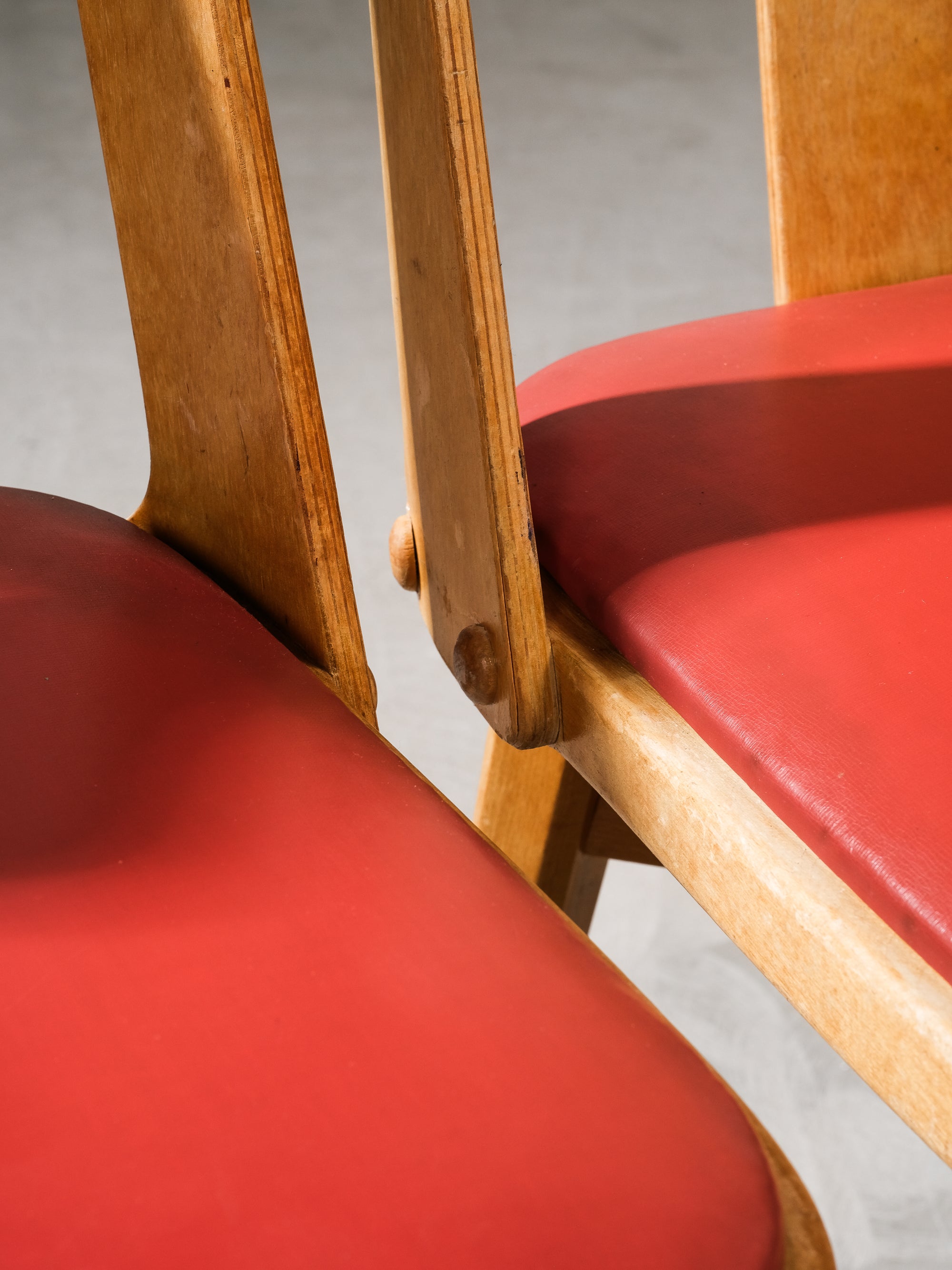 Chairs by Axel Larsson for Bodafors, 1950s, Set of 4