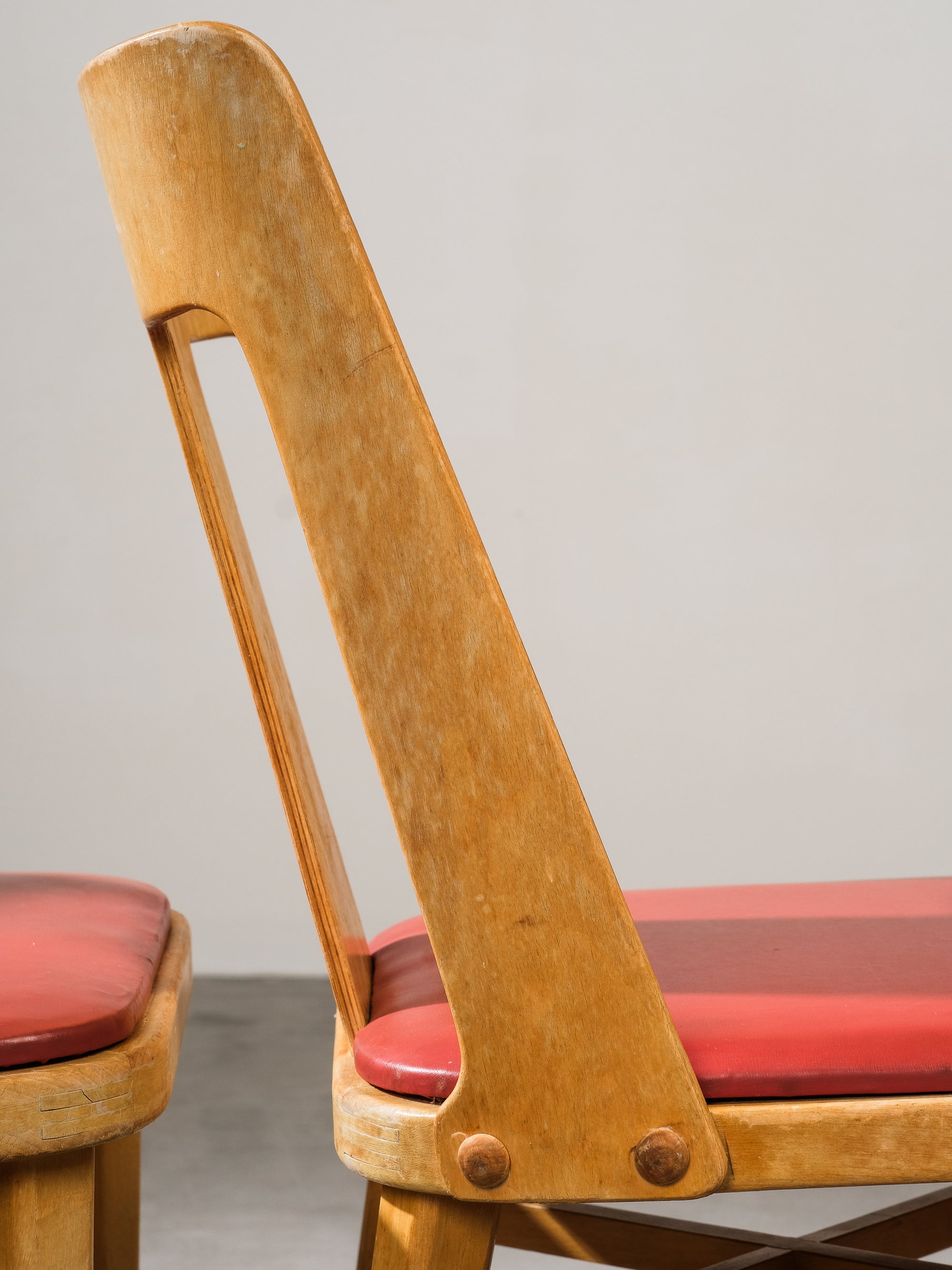 Chairs by Axel Larsson for Bodafors, 1950s, Set of 4